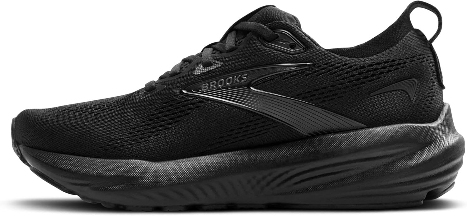 Brooks Women’s Glycerin 22 Neutral Running Shoe, Color Black, Shoe Width: Medium