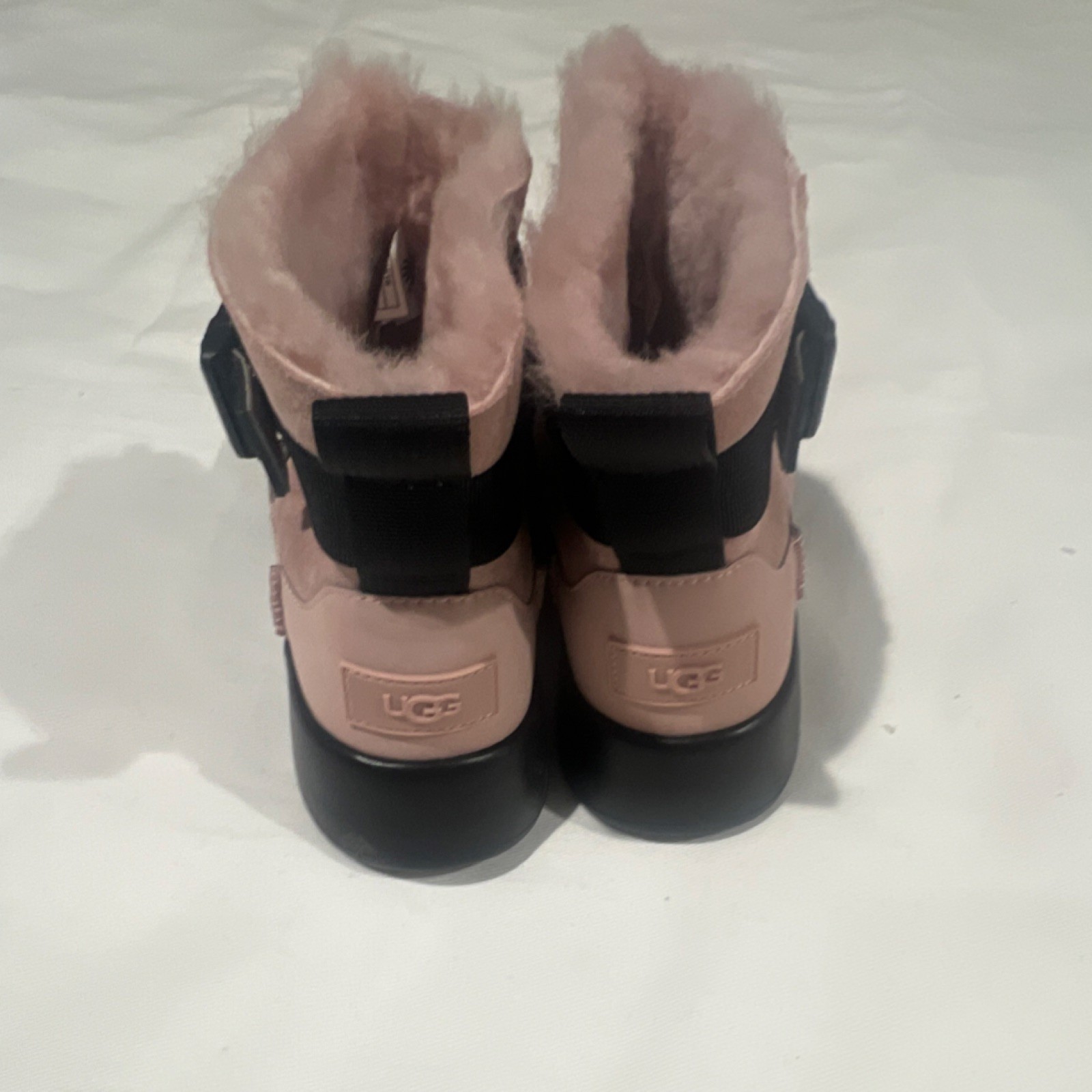 NEW! UGG Pink Suede Strap Ankle Bootie Lined Women’s US 5 UK 3 EU 36