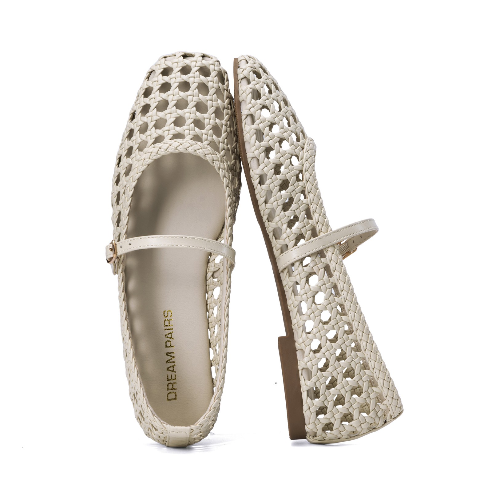 Women’s Woven Ballet Shoes Mary Jane Casual Work Office Daily Flats