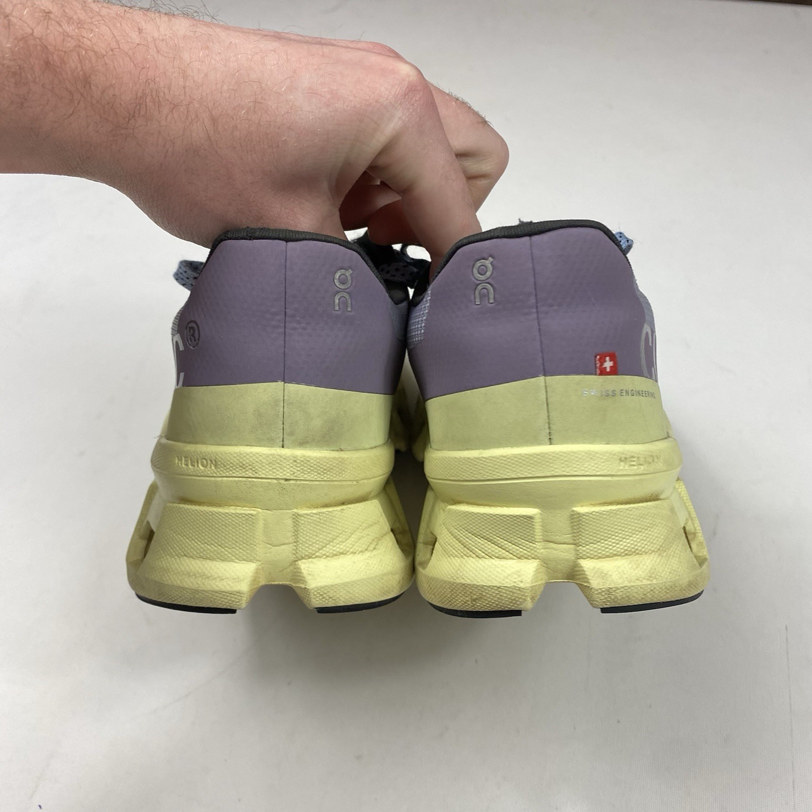 On Cloud Cloudmonster Women’s Size 7 Running Shoes Nimbus Hay (NO INSOLES) Fair
