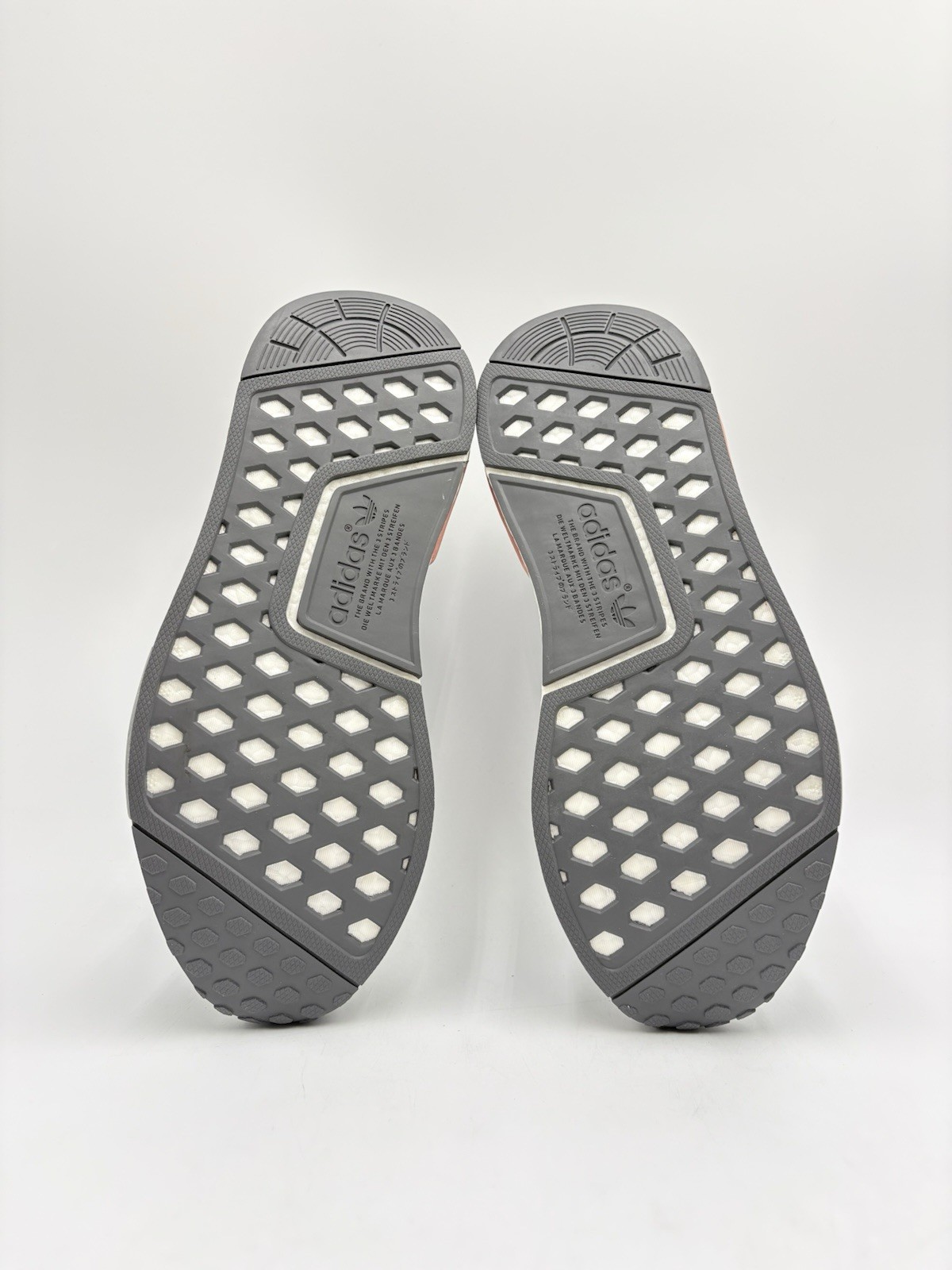 Adidas Women’s NMD_R1 Size 8 Heather Grey Raw Pink |BY9647|