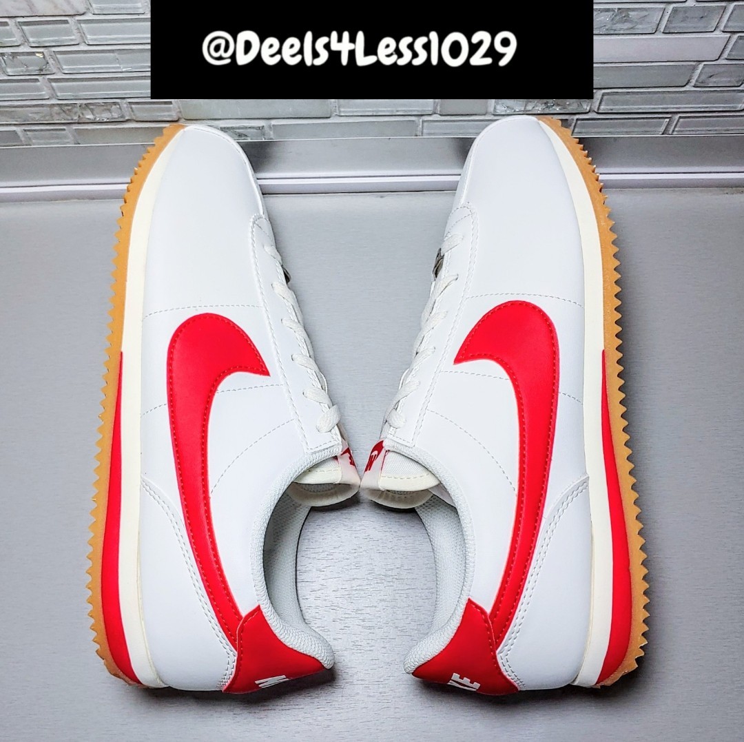 Nike Cortez Low Womens/Kids Sail White Red Gum Yellow DM0950-113