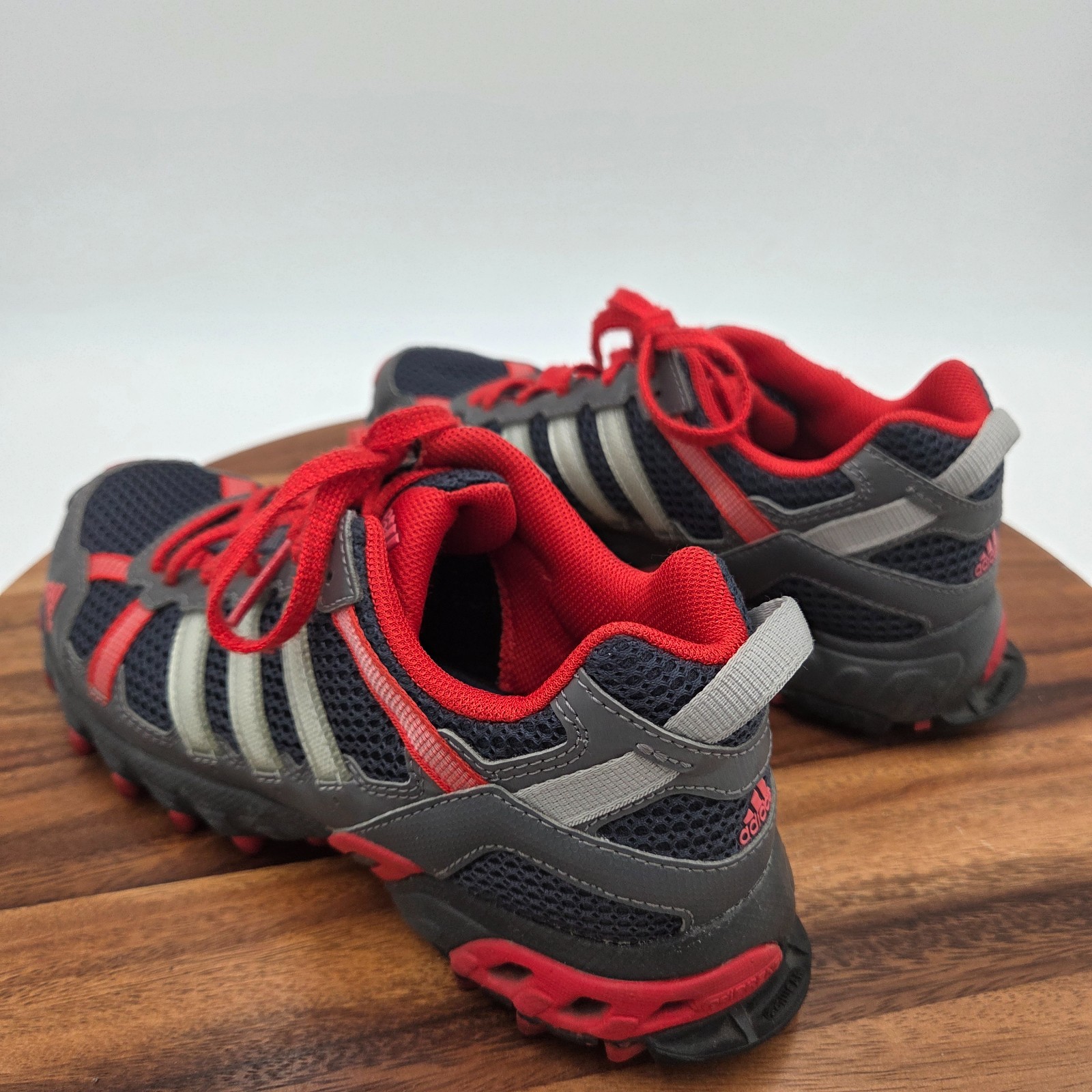 Size 6 Adidas Thrasher 1.1 Trail Wmns Running Shoes Blue-Red Athletic Sneakers