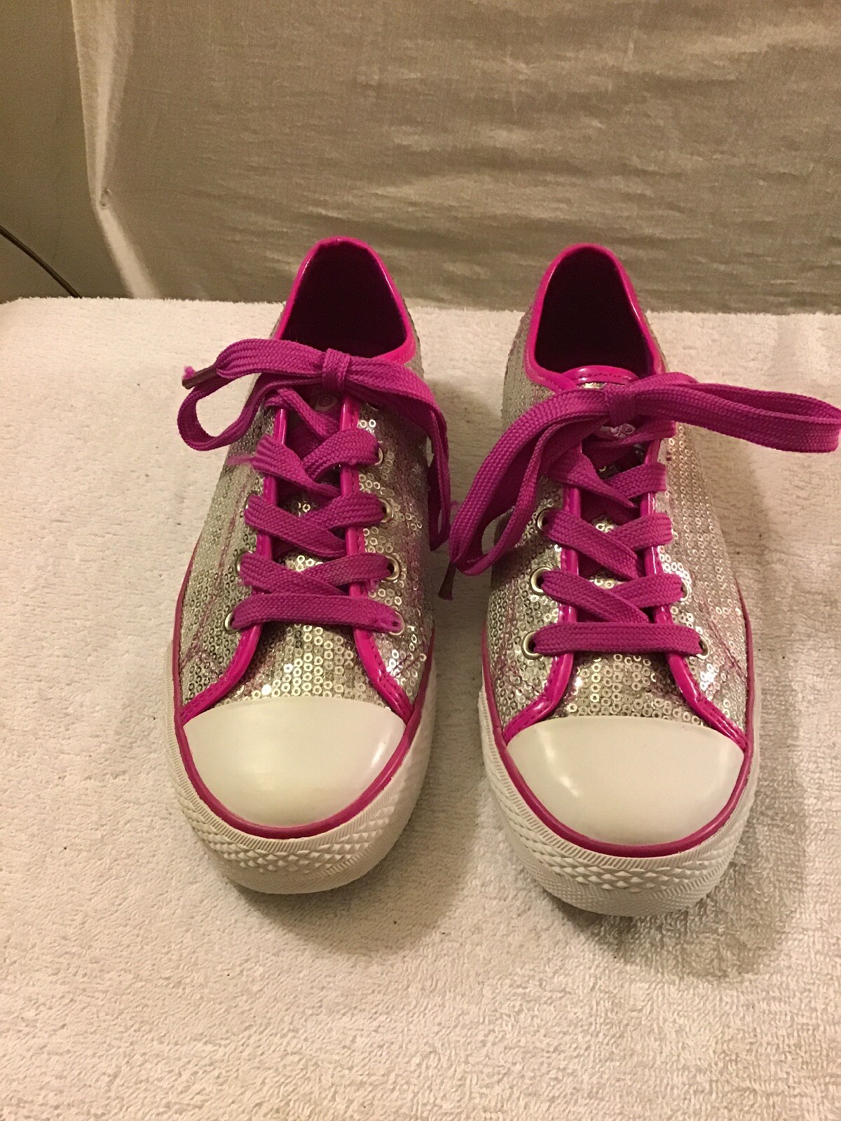 GOTTA FLURT Women’s Sneakers Purple & Silver size 8M