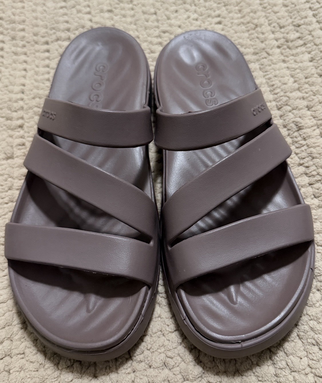 Crocs Getaway Strappy Slip-On Sandals Women Size 7 Comfort Slides