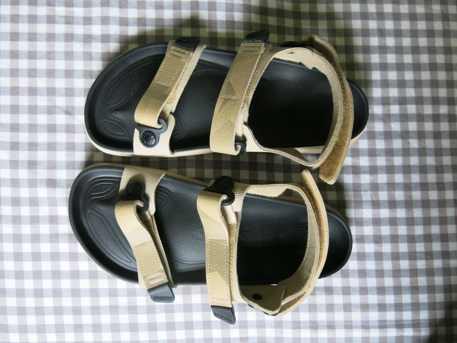 Birkenstock Kalahari futura geometric camo beige EU 38 US 7-7.5 regular/wide