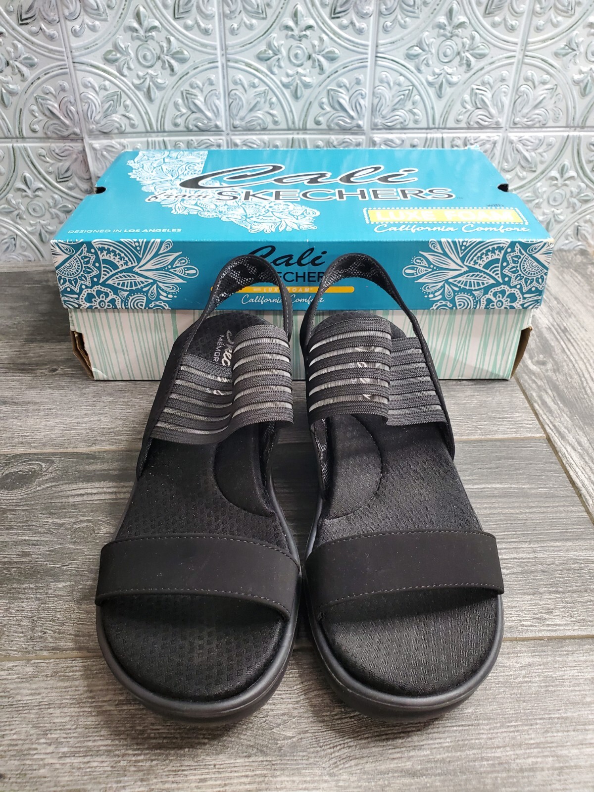 Cali from Skechers Vegan Wedge Sandals