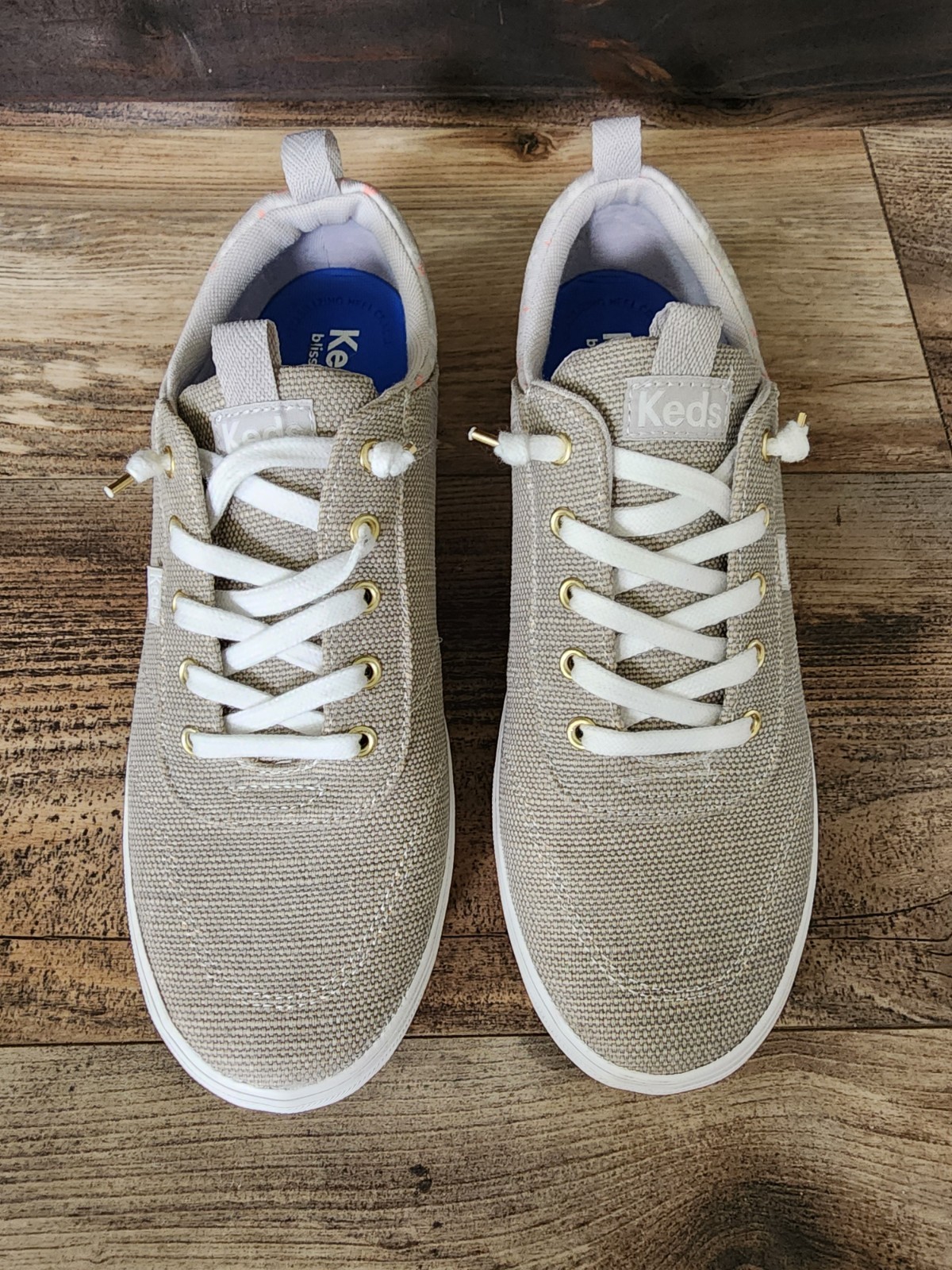 Keds Center III Women Canvas Sneakers | Grey | Size 10M