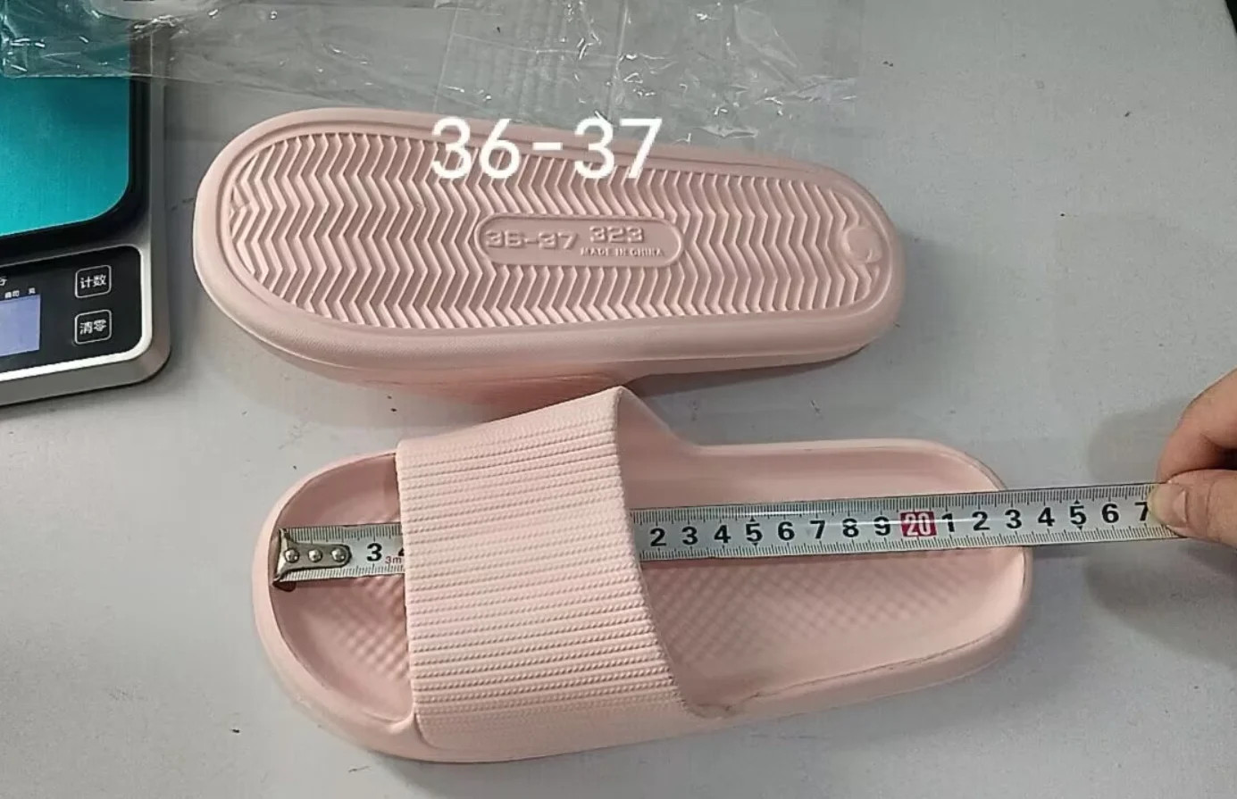 Non Slip EVA Shower Slippers Soft Sole Bathroom Sandals Unisex