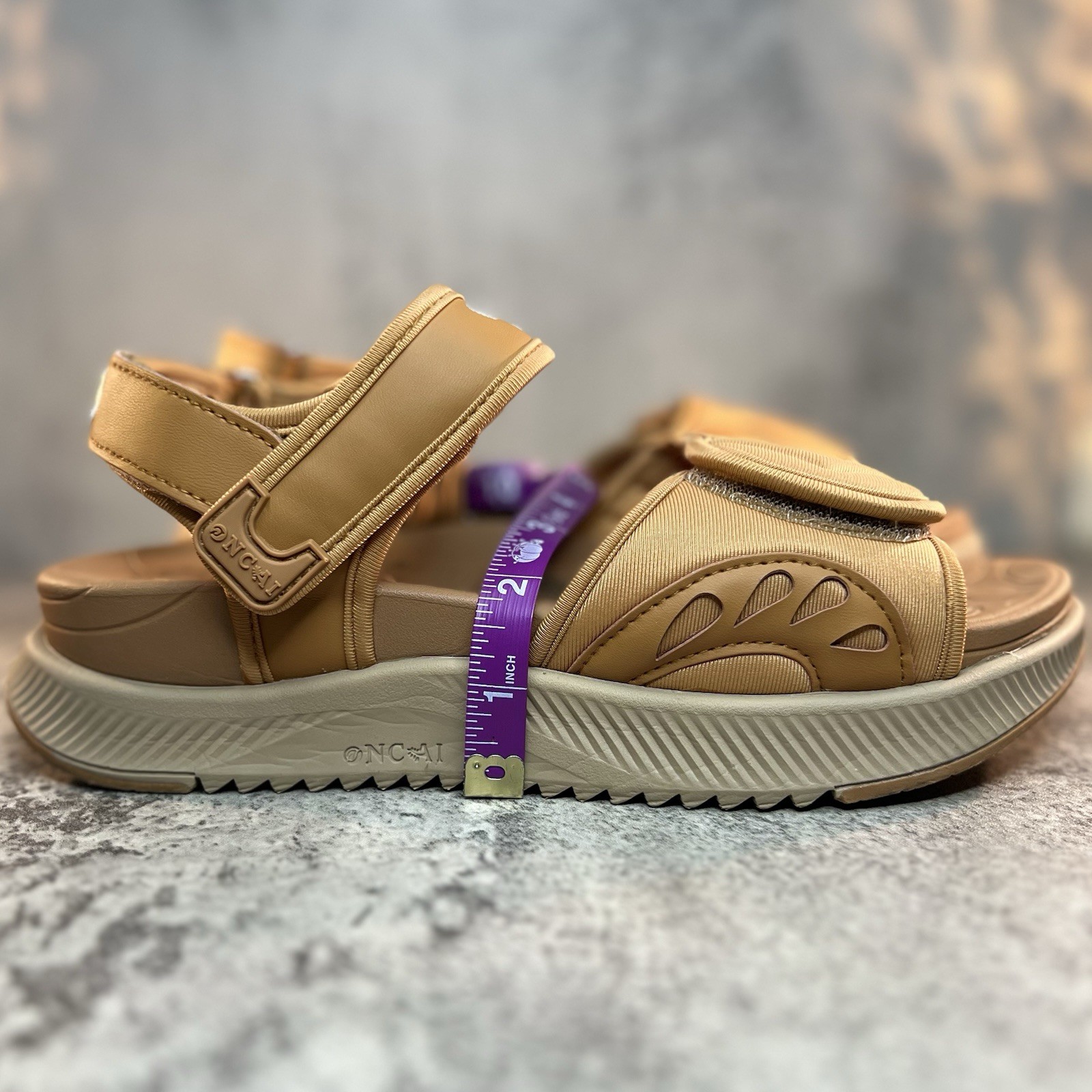 ONCAI Women’s Comfort Platform Walking Hiking Sandals – US Size 8 – MSRP $55.99