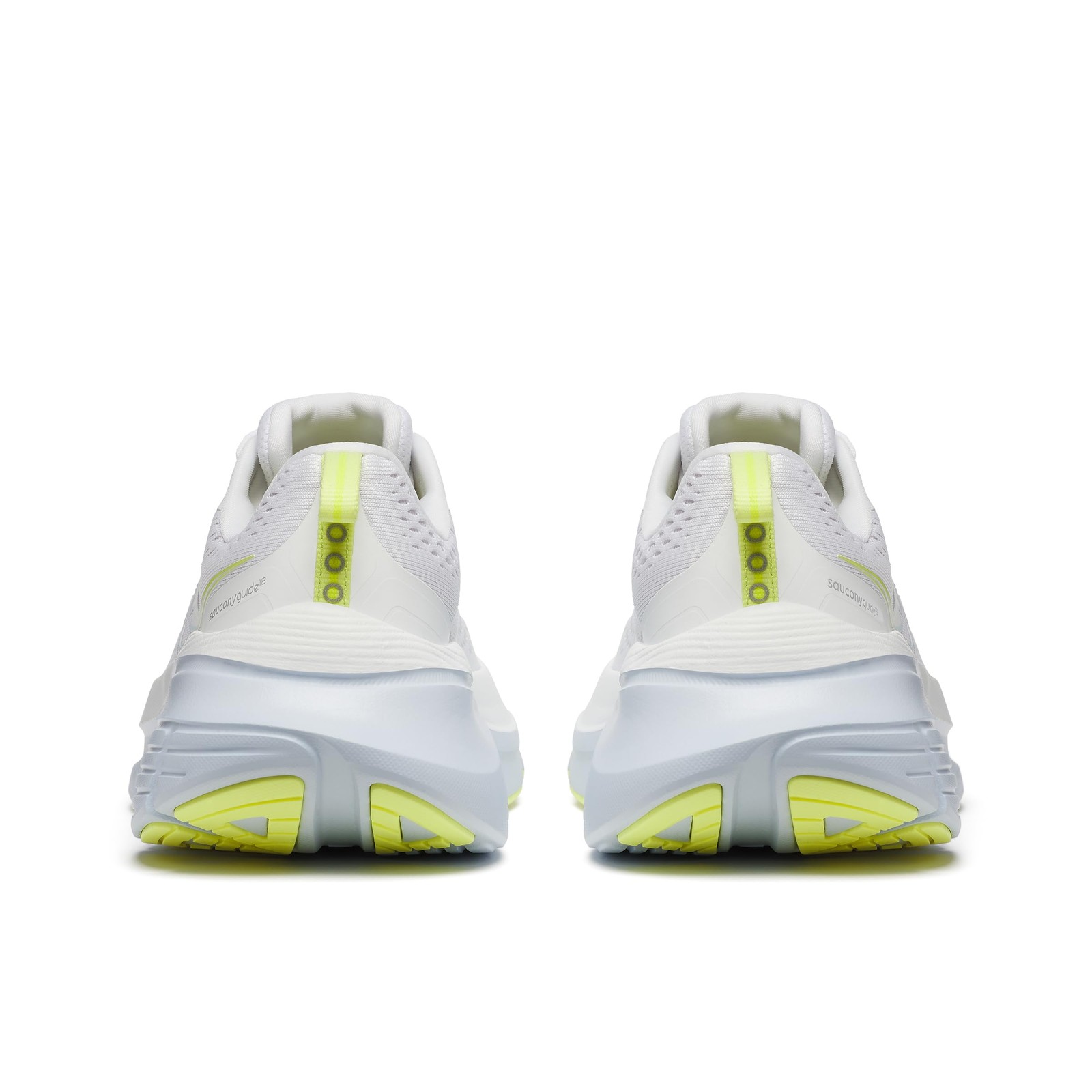 Saucony Women’s Guide 18 Sneaker, White/Icemelt, 8.5