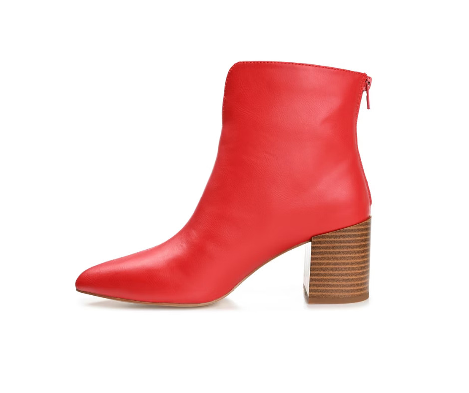 Journee Co. Womens Kayden Tru Comfort Foam Back Heel Zip Bootie, Sz. 7, New!