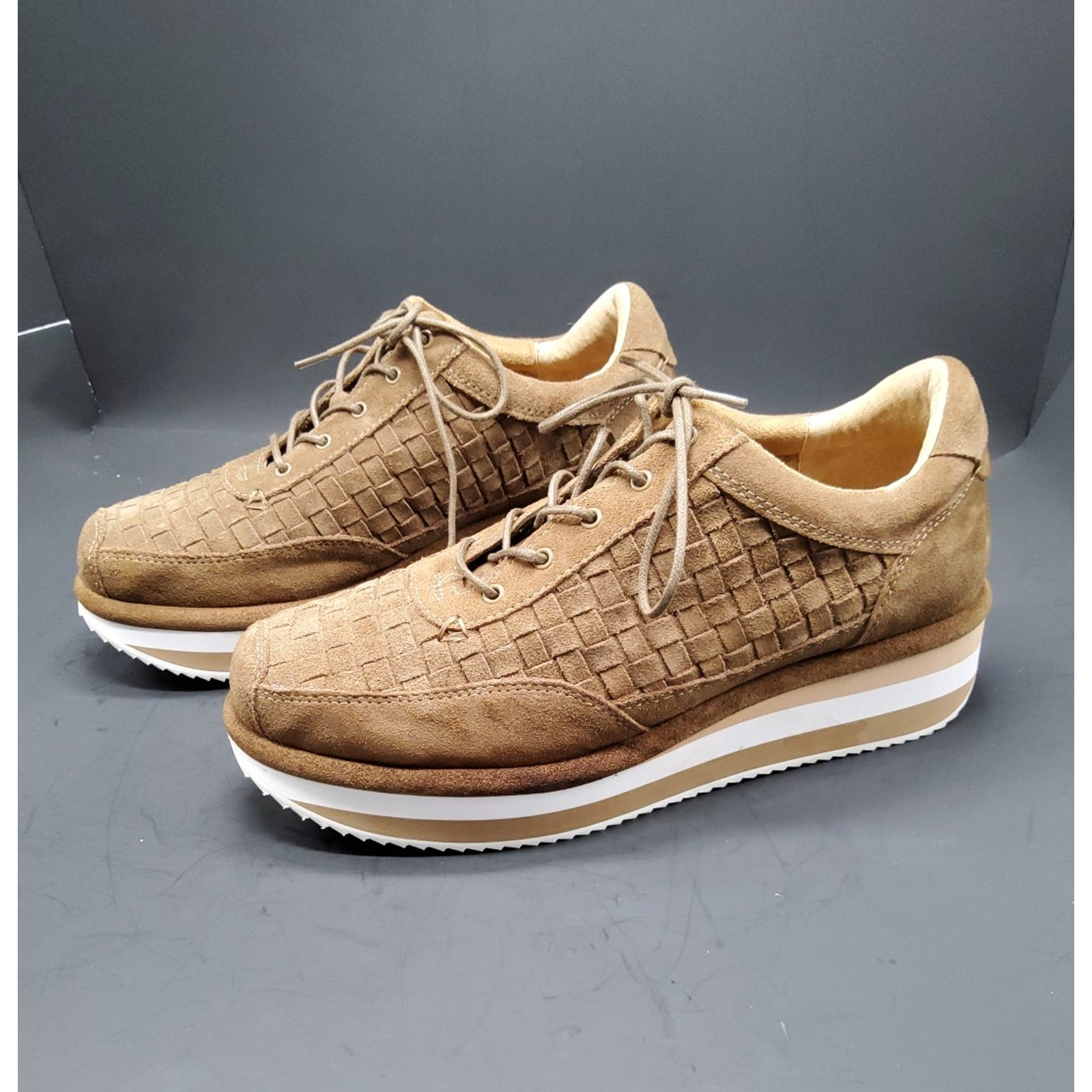 Kelsi Dagger Brooklyn Shoes Hollis Platform Sneakers Women’s Sz 11 Brown