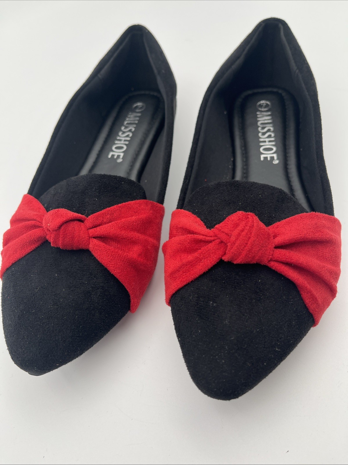 MUSSHOE Flat Shoes for Women Memory Foam Comfortable Pointed Toe Women Flats