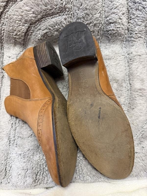 women paul green boots brown leather 42