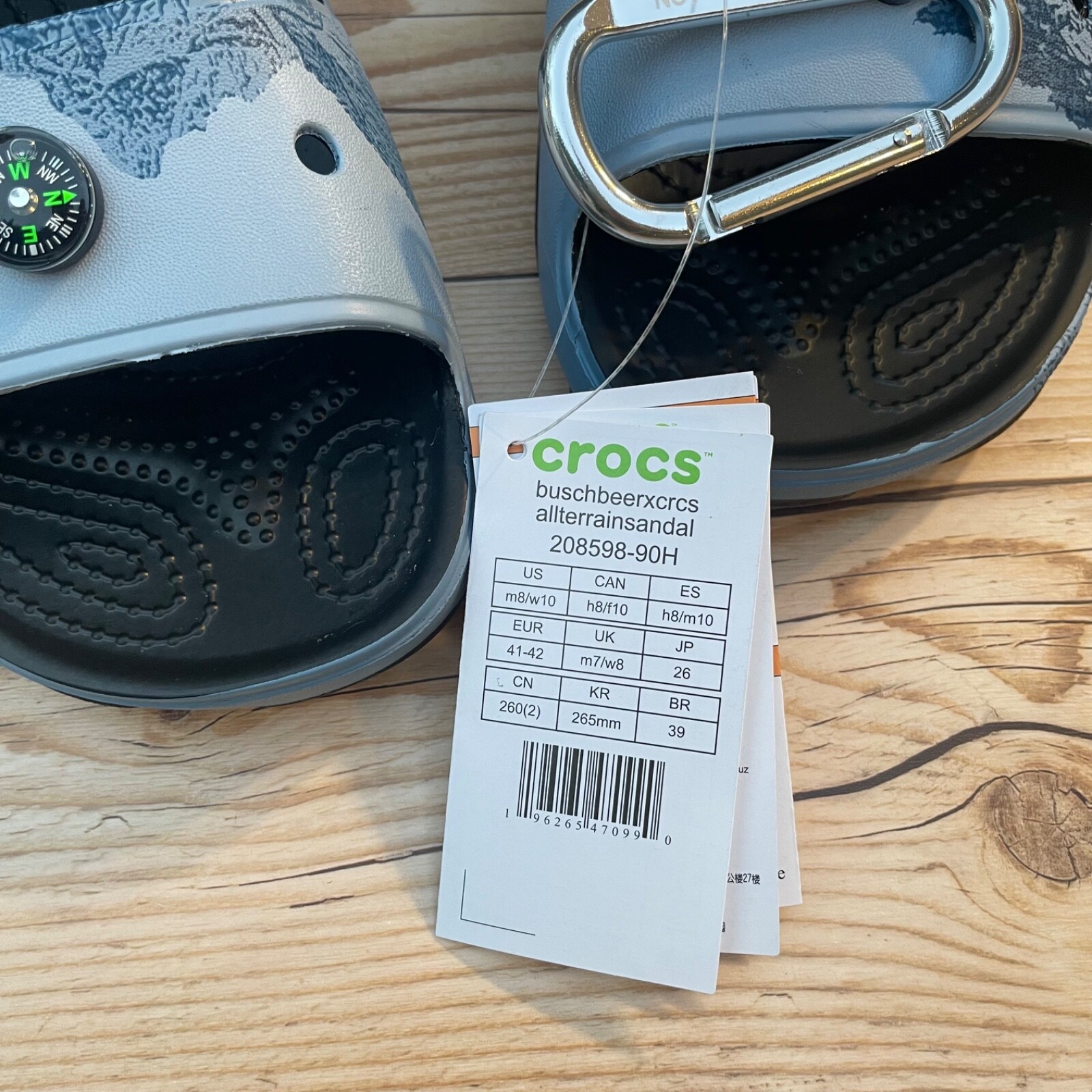 Busch Beer x Crocs Classic All-Terrain Sandal Men’s Size 8 / Women’s S