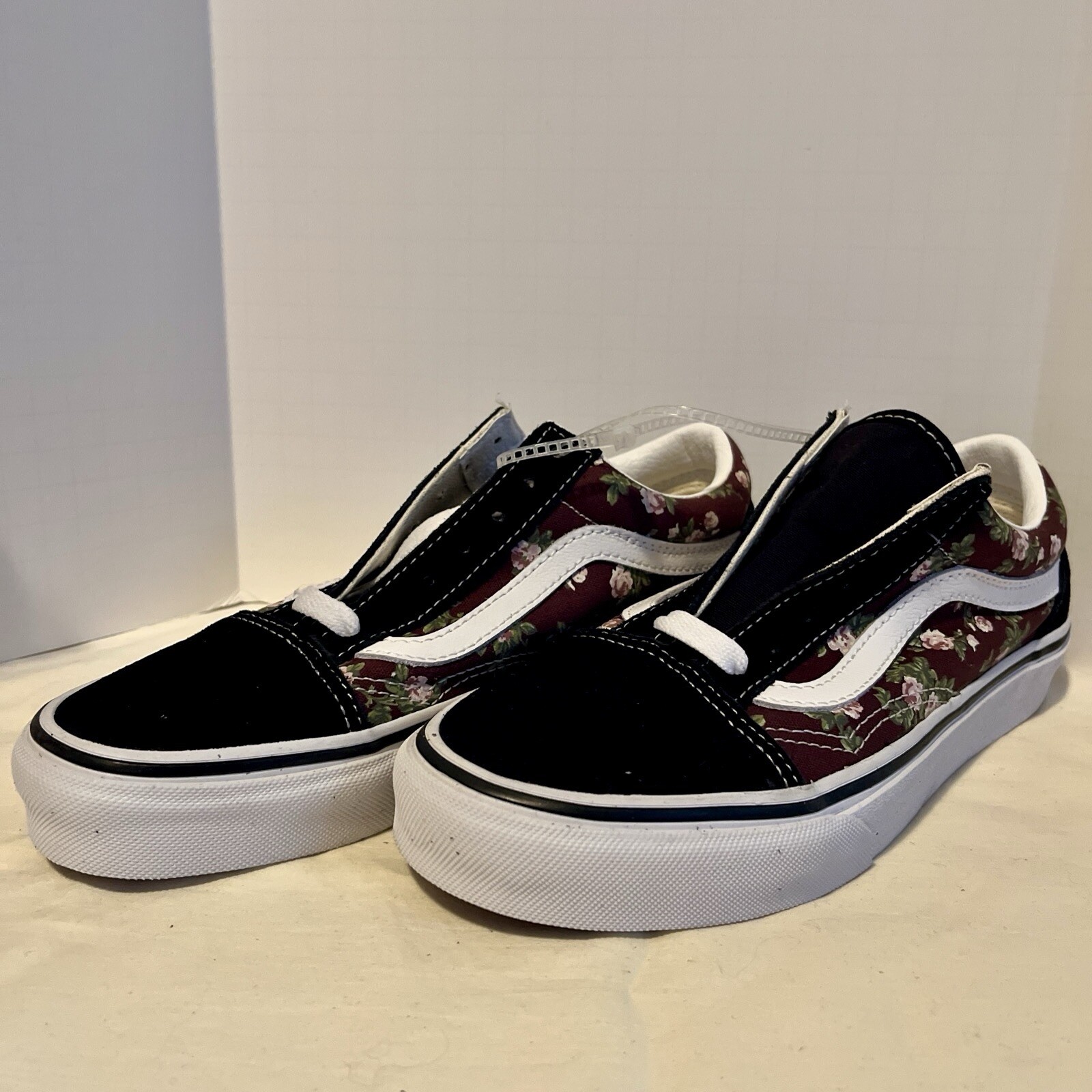 VANS Old Skool Wallflower Floral Bitter Chocolate Men 5 Women 6.5 VN0007NT7YO1