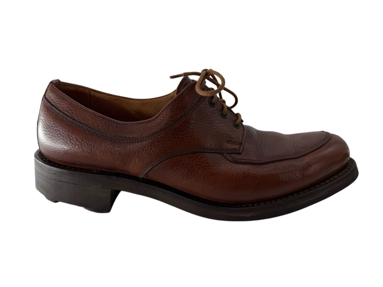Ralph Lauren Crockett Jones Bench Oxford Shoes Women Sz 9.5 B Brown England YGI