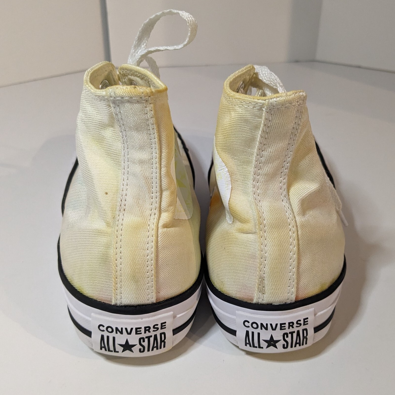 Converse Tie Dye High-Top Pastel Sunburst Light Sneakers Women Size 7, Mens Sz 5