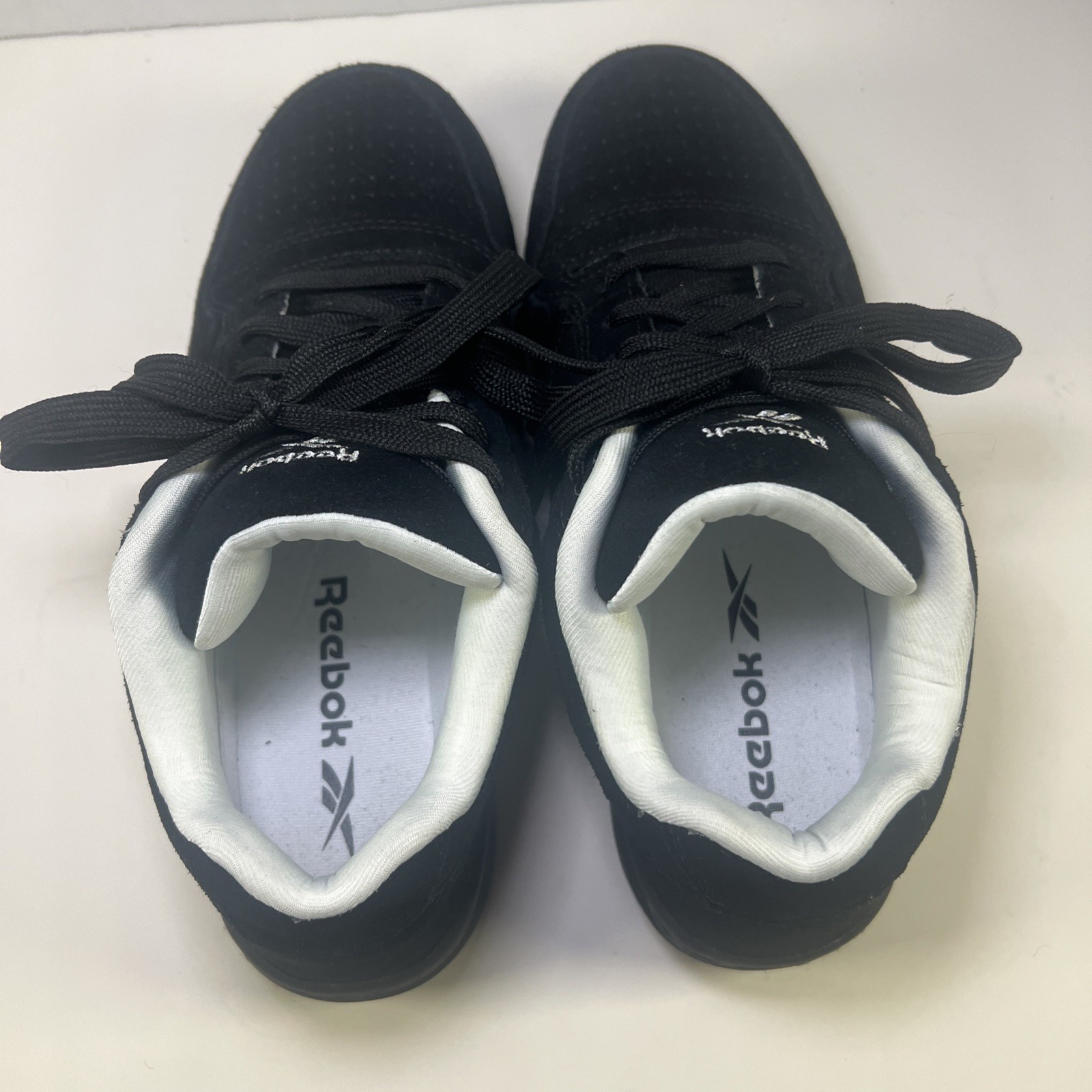 Reebok Black Suade Sneakers Shoe Size Men’s 8 Women’s 10