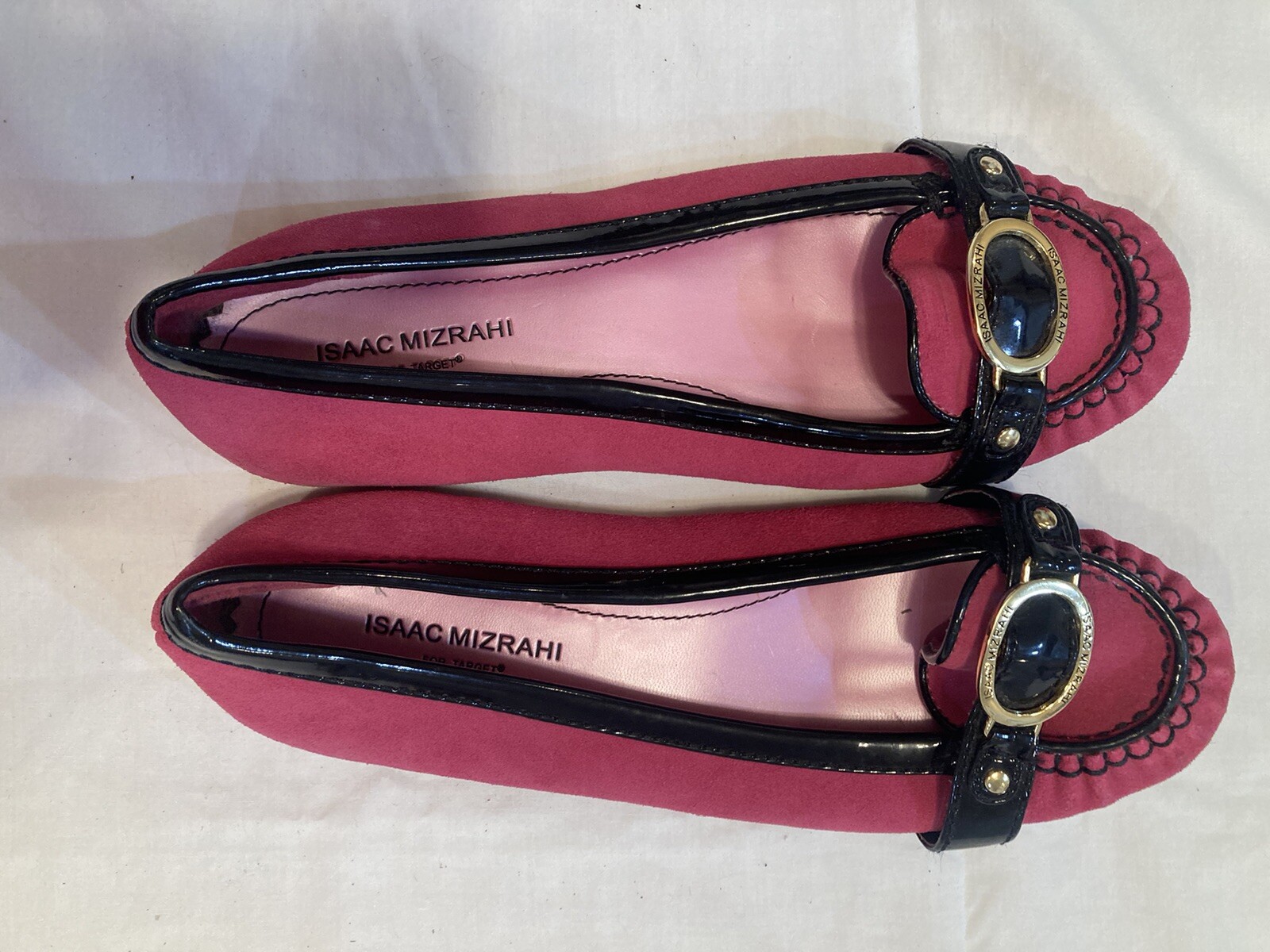 Womens Isaac Mizrahi For Target Pink Flats Slip On Size 7 Pre-owned