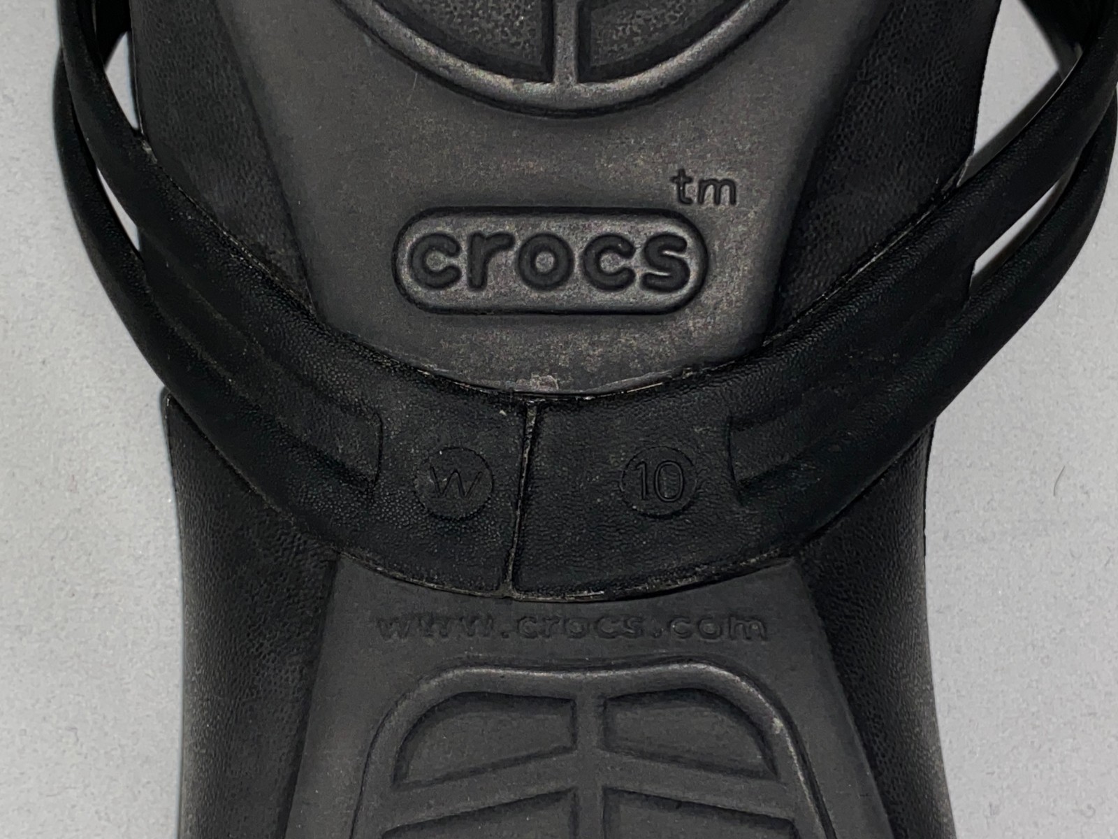 Crocs Isabella Flip Flop Sandals Size Womens 10 Black Strappy Jelly Thong 202468