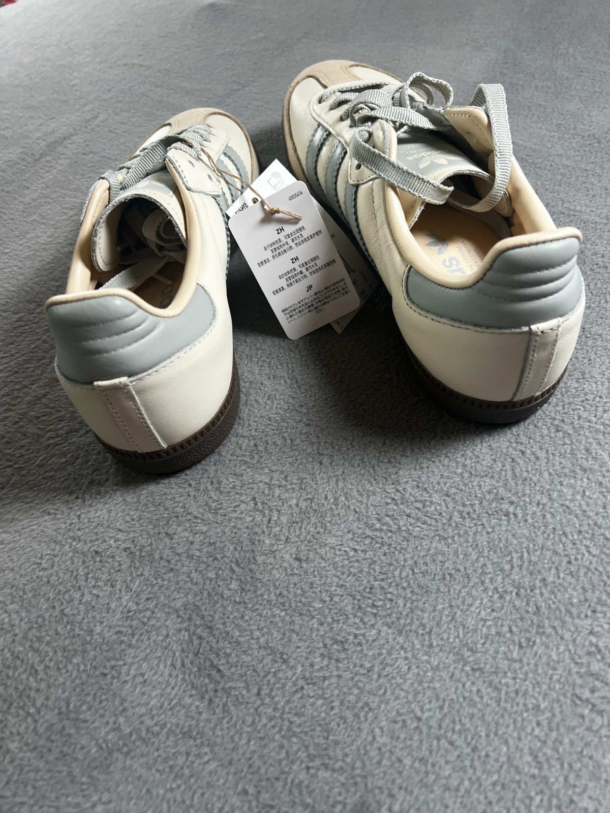 New ADIDAS Samba womens WHITE Gum sneakers Retro Terrace sport shoes JH7299