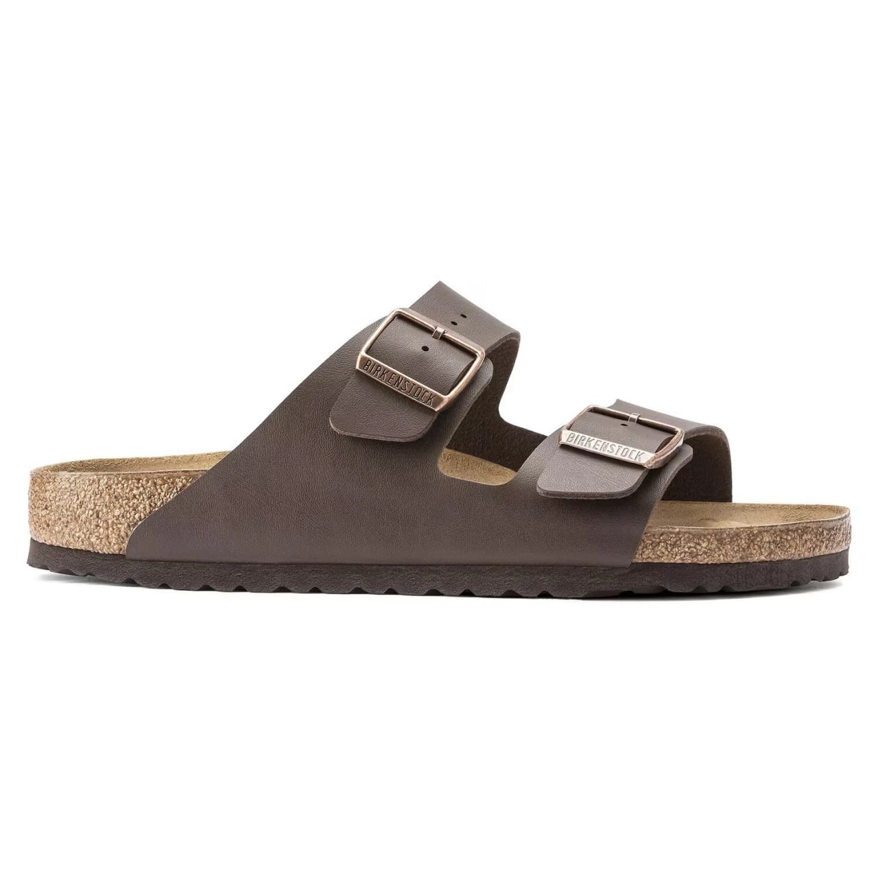 NEW-Birkenstock Arizona Birko-Flor Soft Footbed Unisex Sandals Select Size-Mocha