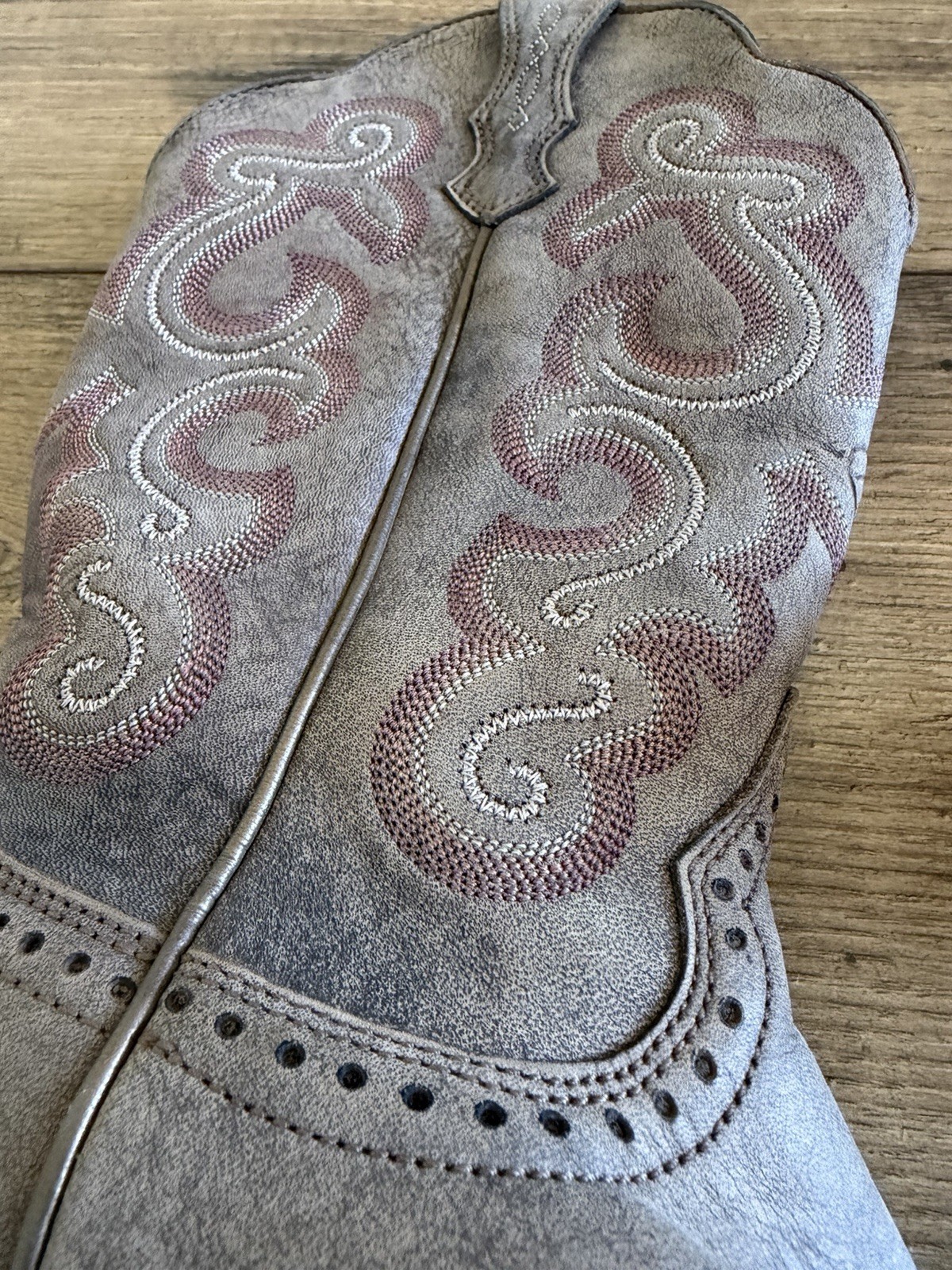Ariat Women’s Quickdraw Western Boots Chocolate Brown, Wide Square Toe Size 7.5B