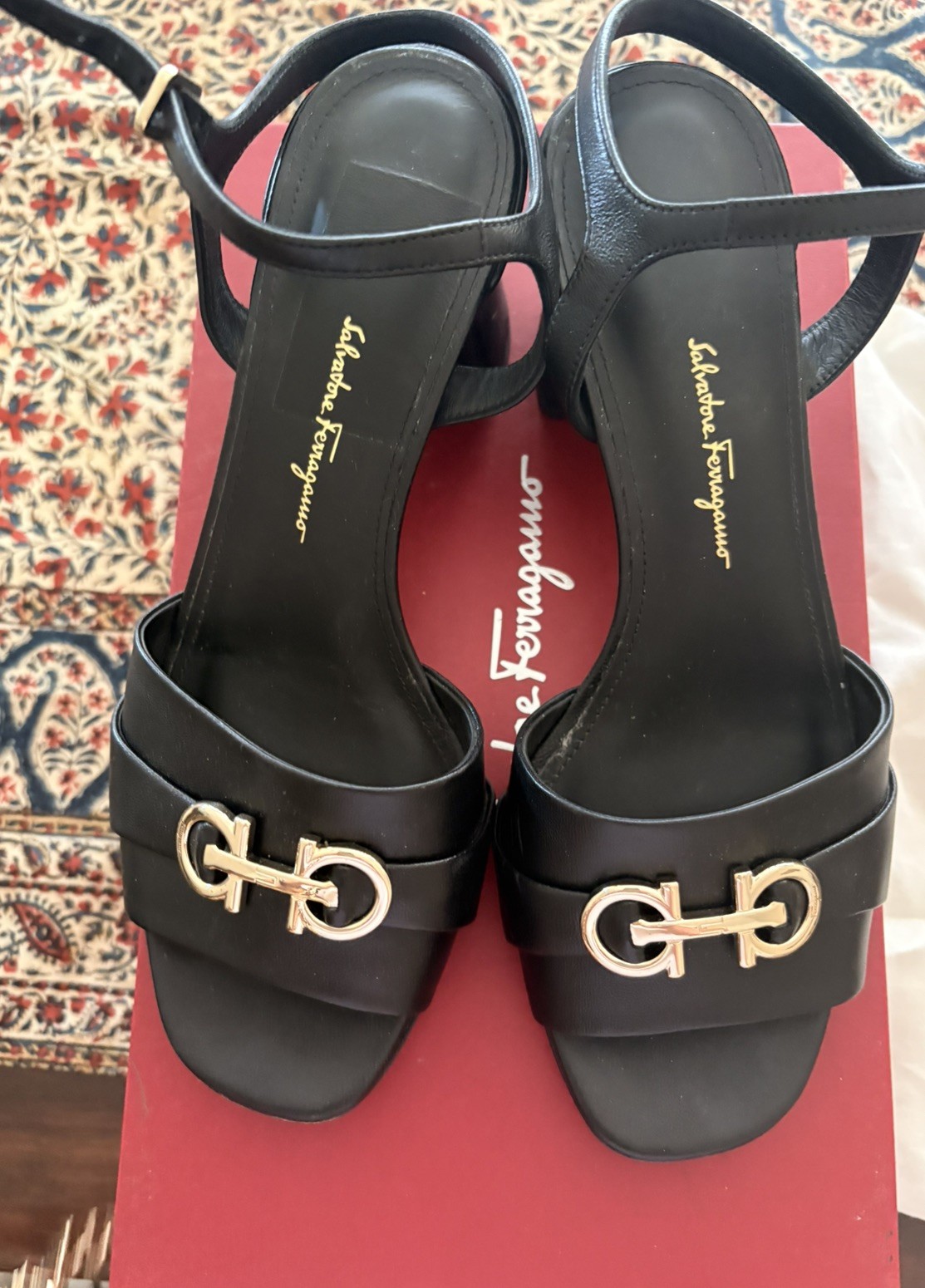 Salvatore Ferragamo Ondina 55 Sandal Women’sShoe Size 7.5