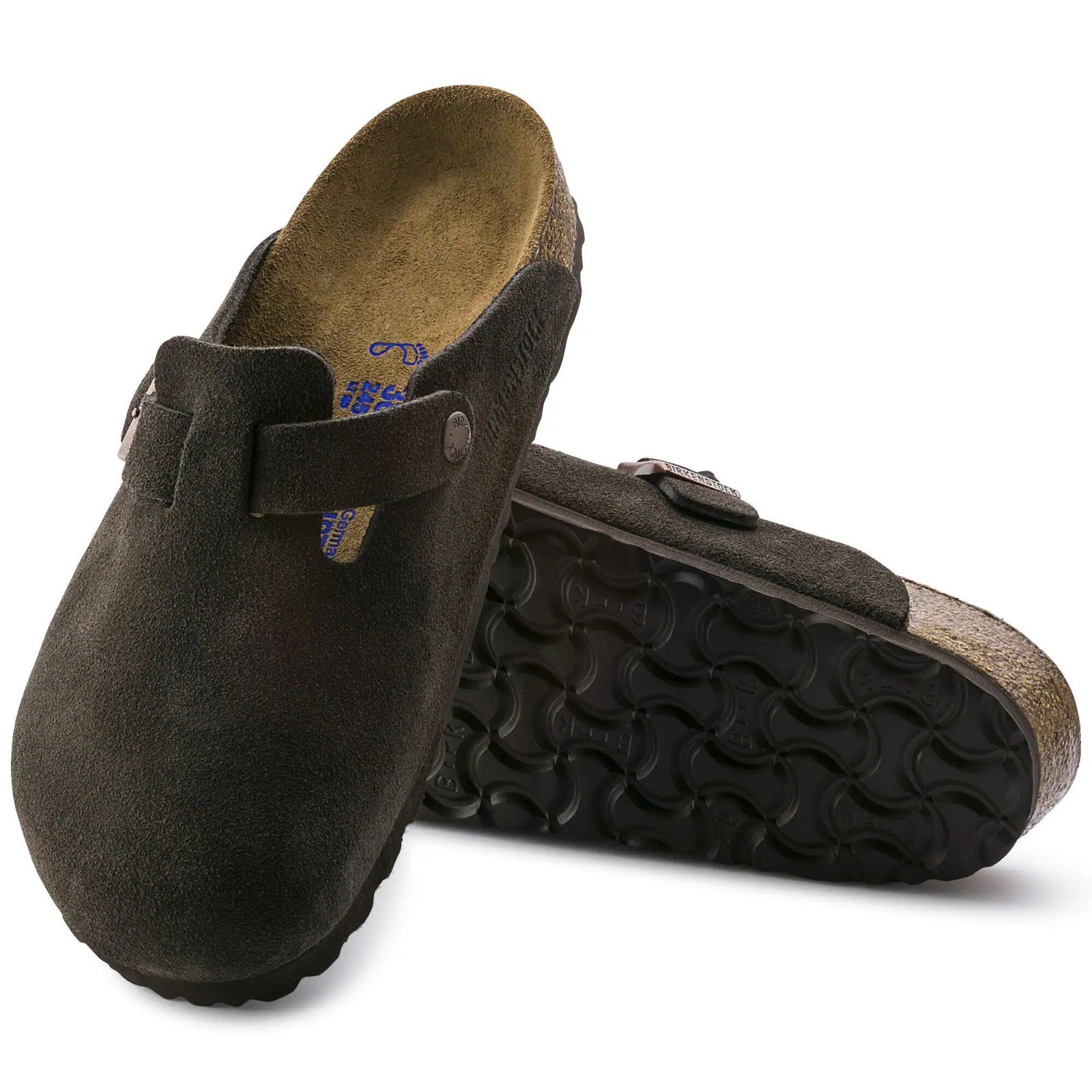 Birkenstock Boston Soft Footbed Suede Leather Clog – Mocha