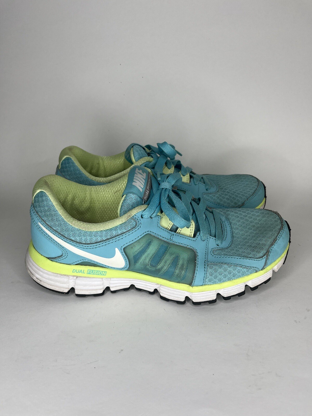 Nike Womens Dual Fusion ST 2 454240-400 Blue Running Shoes Sneakers Size 8