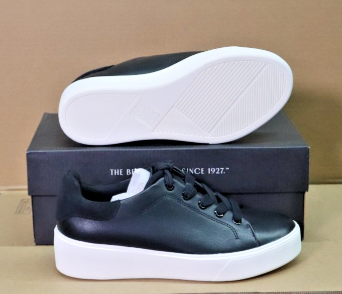 Naturalizer Morrison 2.0 Lace Up Leather Sneakers Black US Women’s Size 6.5W