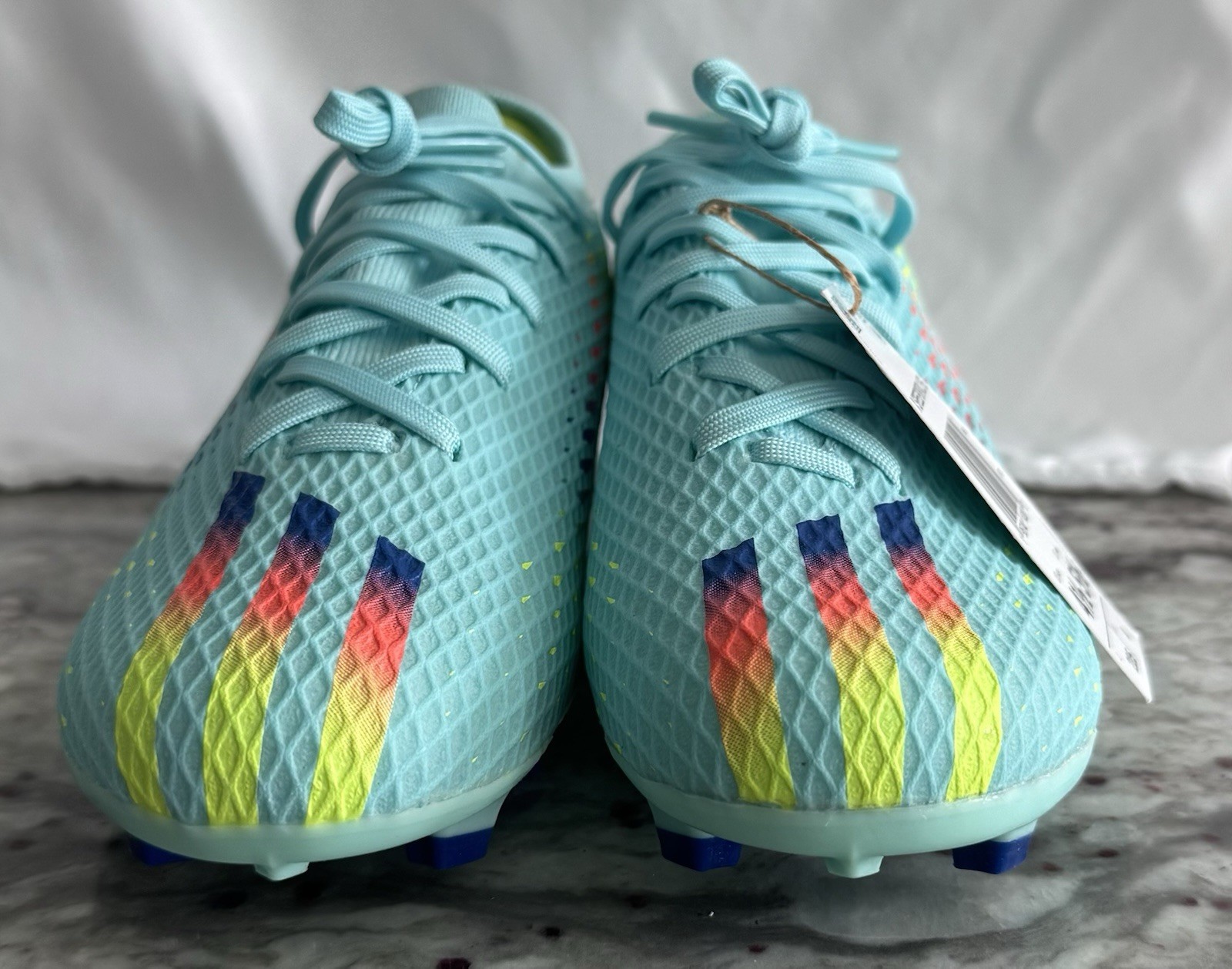 adidas X Speedportal.3 FG Soccer Cleats Aqua US Size 4.5 Men’s / 5.5 Women’s