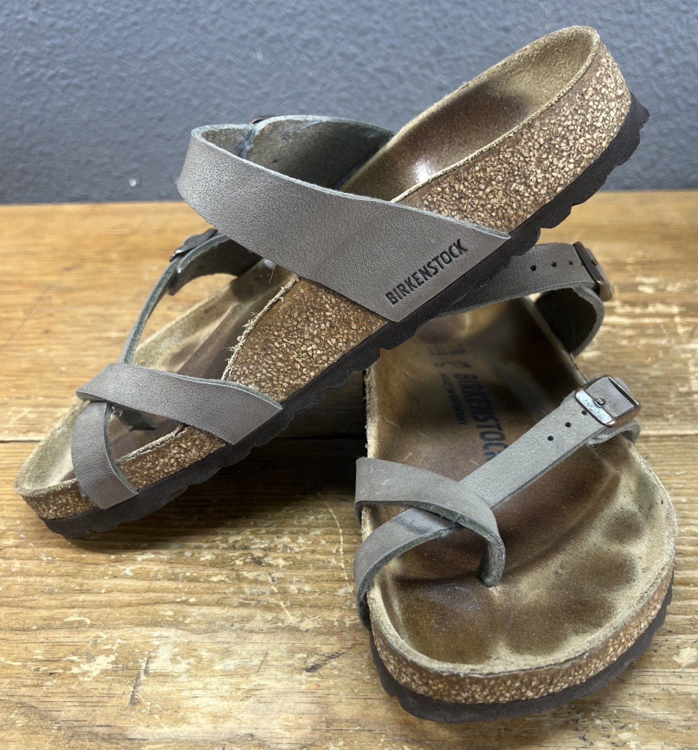 Birkenstock Mayari Toe Loop Sandals Size 38 (L7 M5) Summer Spring Fall