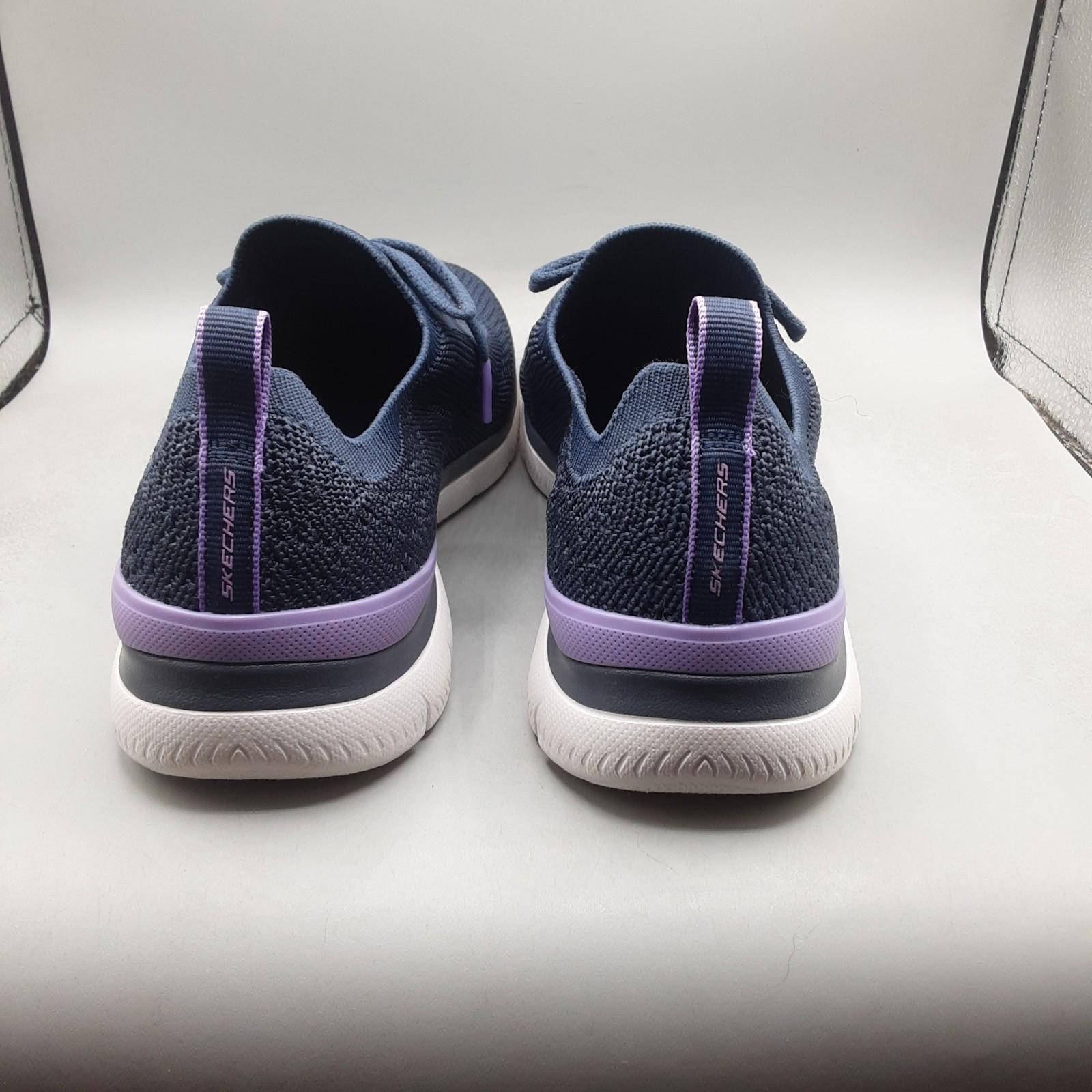 Skechers Summits Sneak Peek Sneakers Women’s 8M Blue Navy Lavender A140