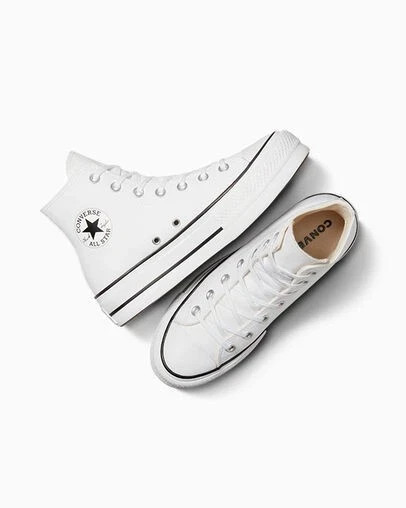 Converse CTAS Lift Canvas Hi White Womens Size 9.5 Shoes 560846C NEW