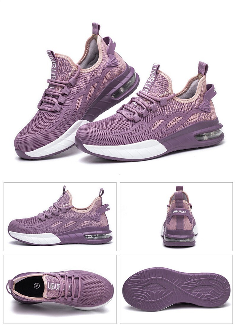 New Safety Shoes Women’s Work Shoes Steel Toe Cap Lightweight Walking Protective Shoes