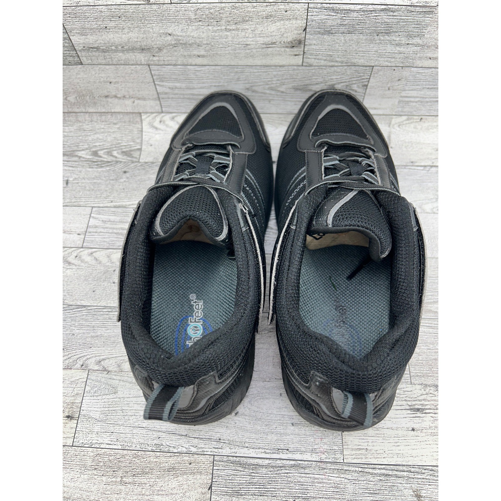 Orthofeet BioFit 911 Women 11.5D Black Lace Up Comfort Walking Shoes Sneakers