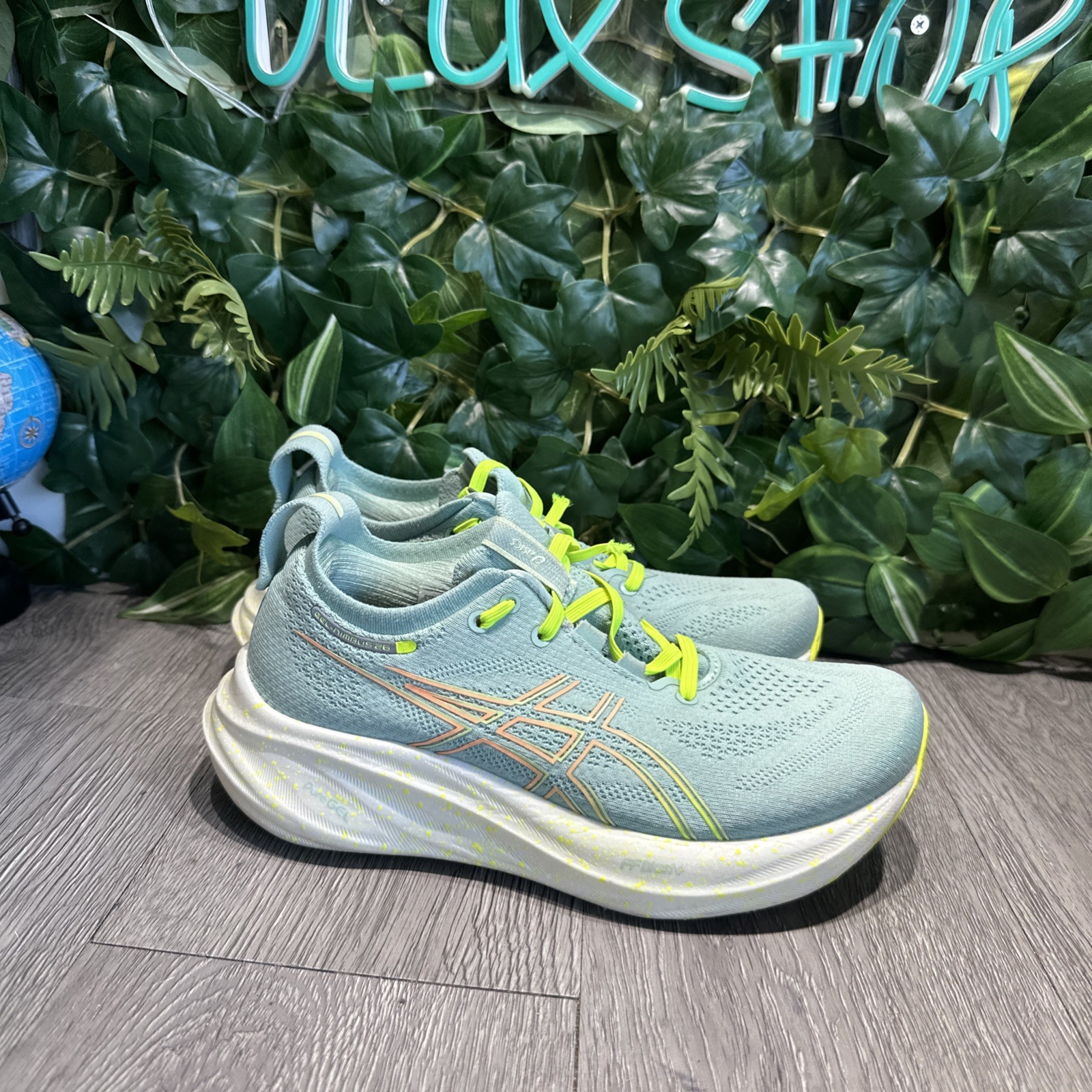 ASICS Women Gel-Nimbus 26 1012B601 Blue Running Shoes Sneakers Size 6.5