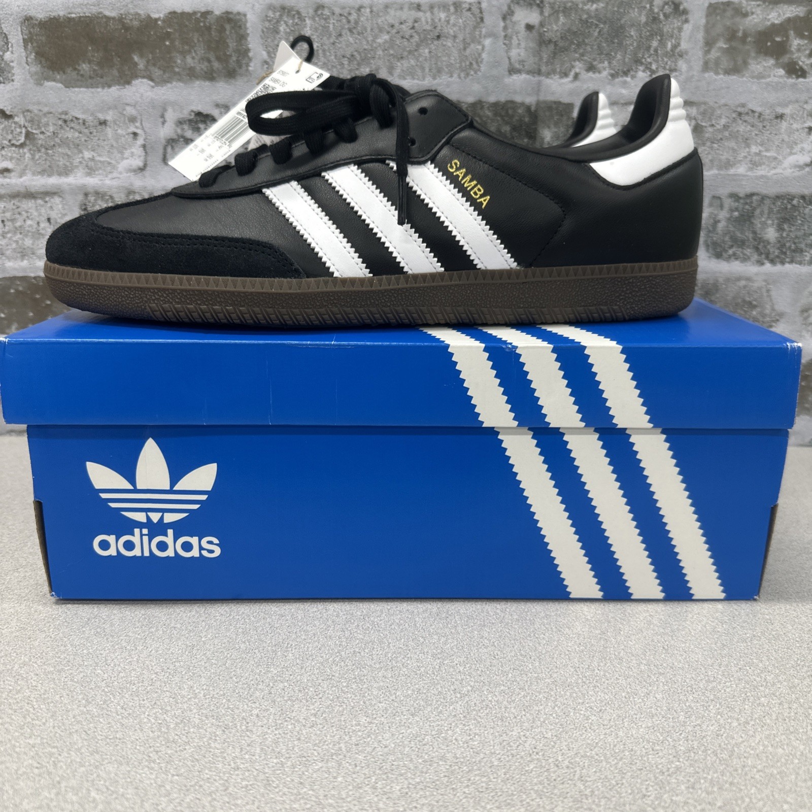 Adidas Black Samba OG Size M11.5 W12.5 B75807 *New