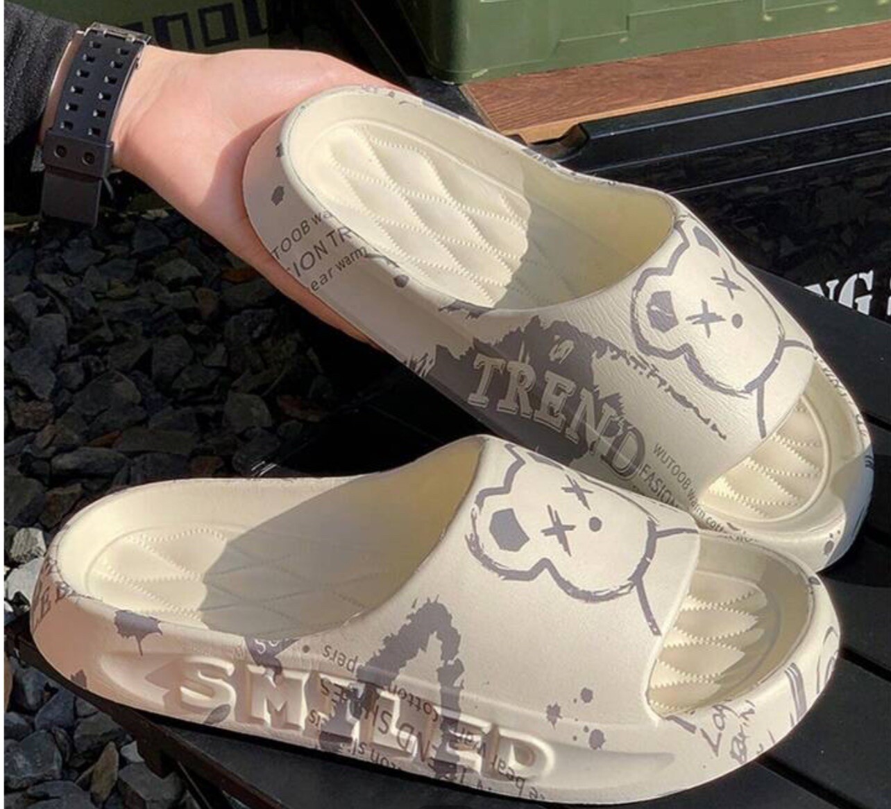 Unisex Eva Anti-Slippery Home Slippers, Perfect For Summer Indoor And Outdoor