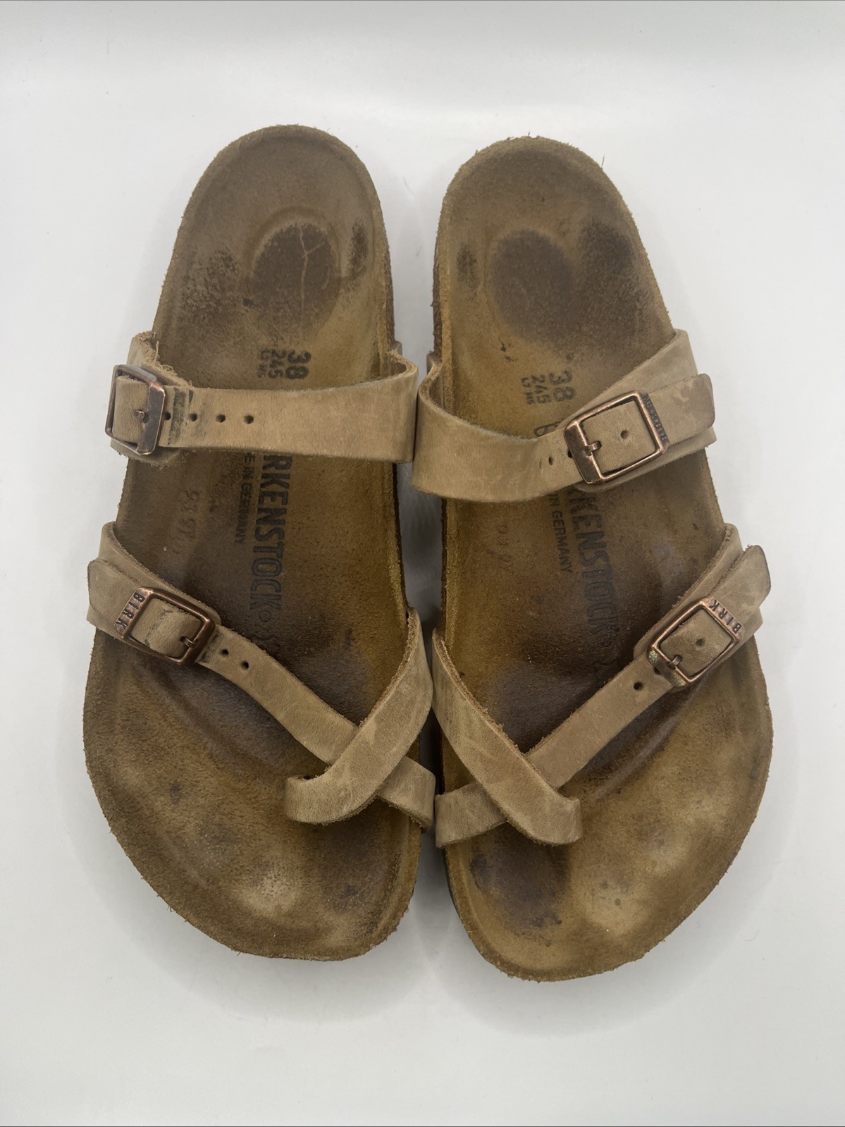 Birkenstock Mayori Brown Sandals Size EU 38 L7 M5