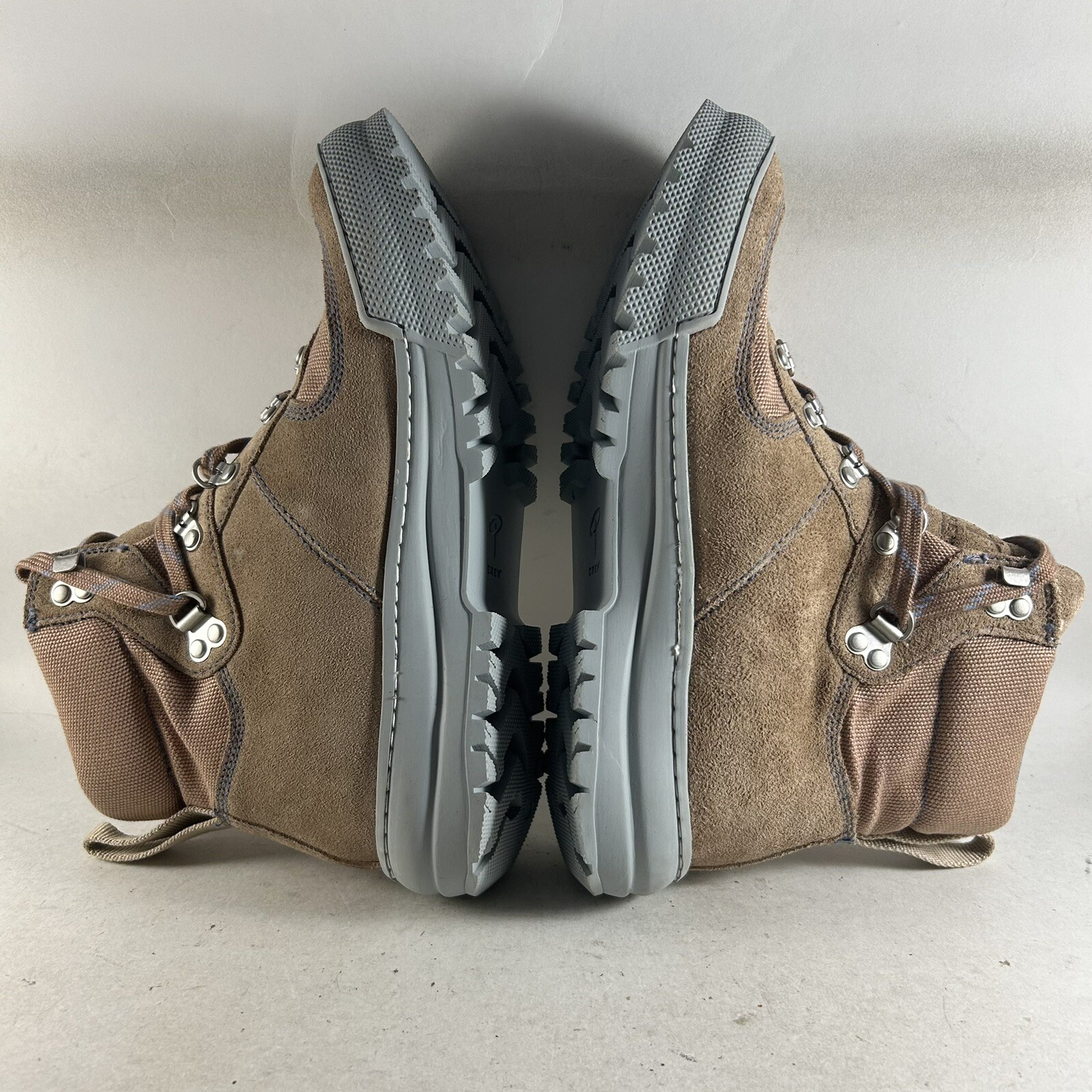 Erem Xerocole Lace Up Hiking Boots Stucco Brown Womens Size 8.5
