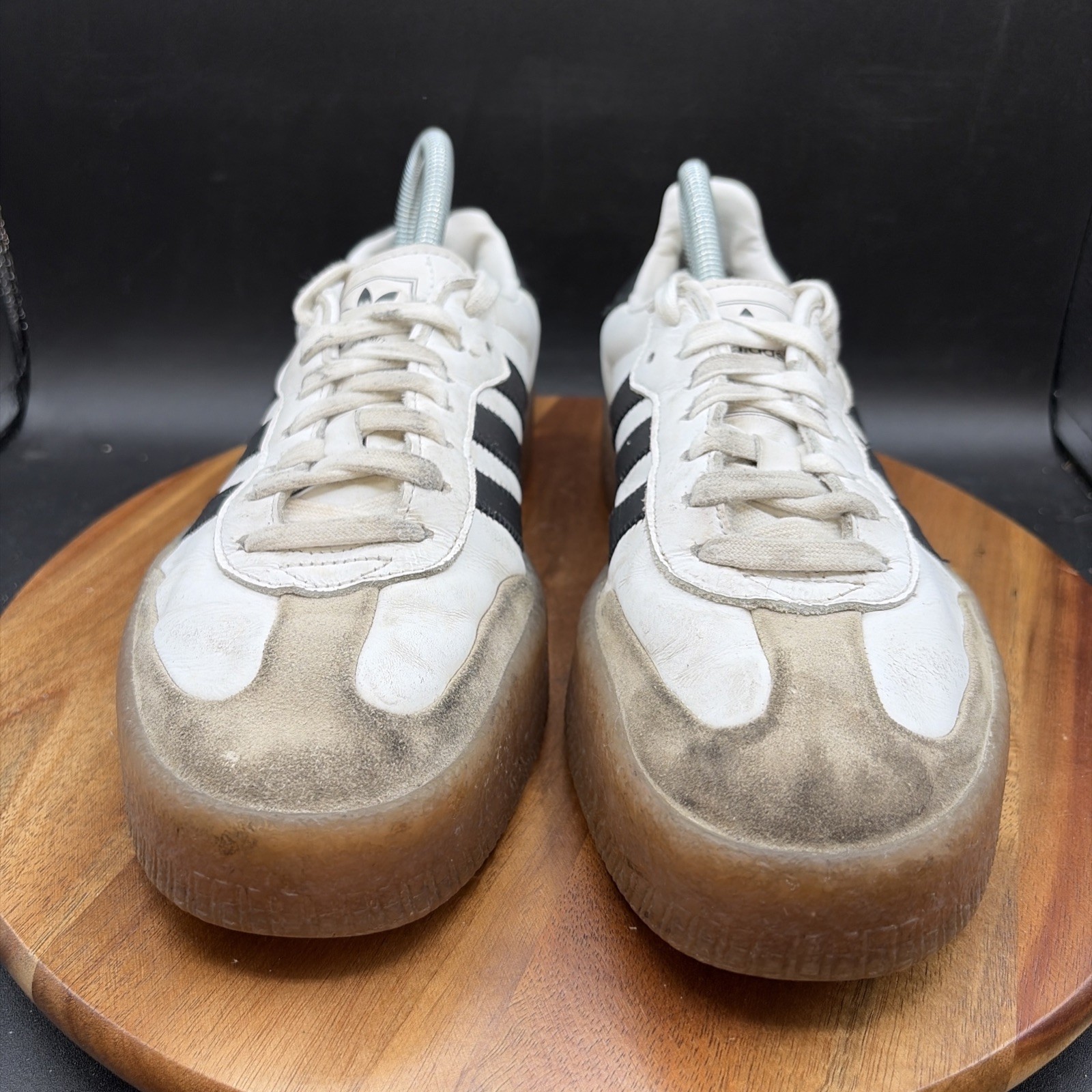 Adidas Samba OG Women’s Size 9 Shoes White Black Gum Sneakers Classic Casual