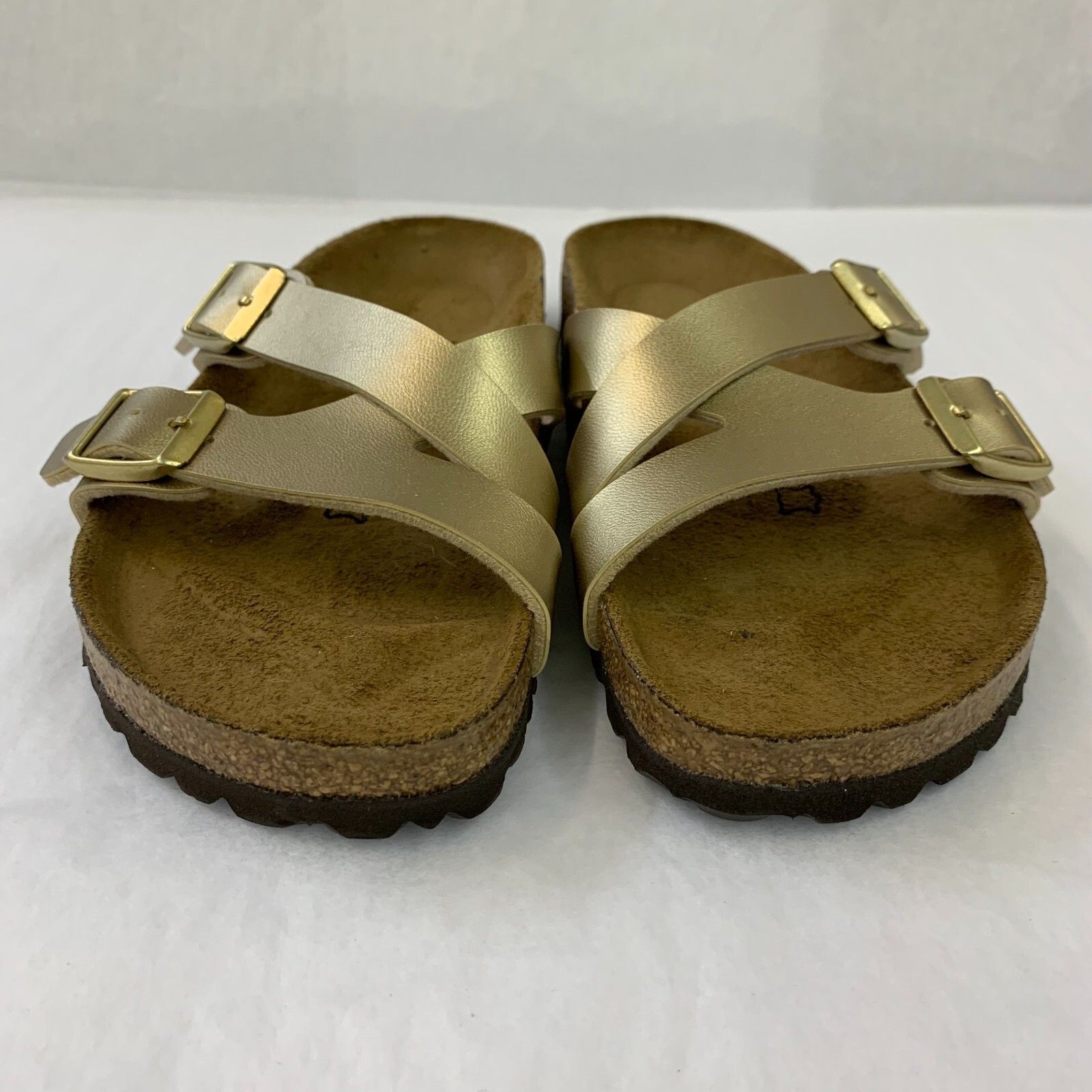 Birkenstock New w/ Box Yao Balance Gold Birko Flor Narrow Width – Select Size
