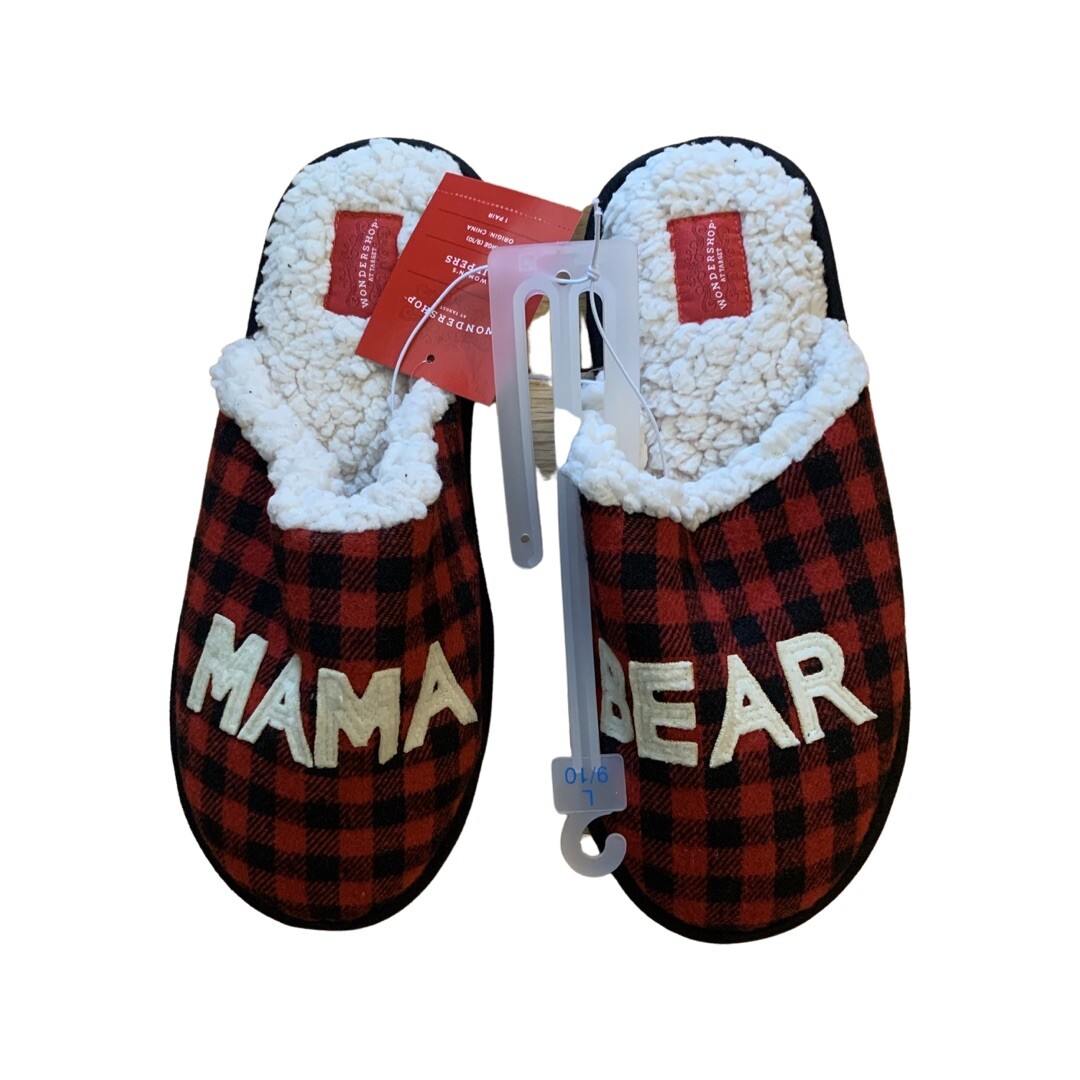 Wondershop Women’s Mama Bear Slippers Size 9/10