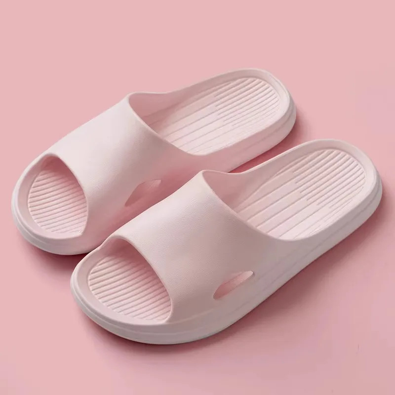 Soft Home Slippers Couple Summer Indoor Skid Proof Bathroom Slippers Sandals Hot