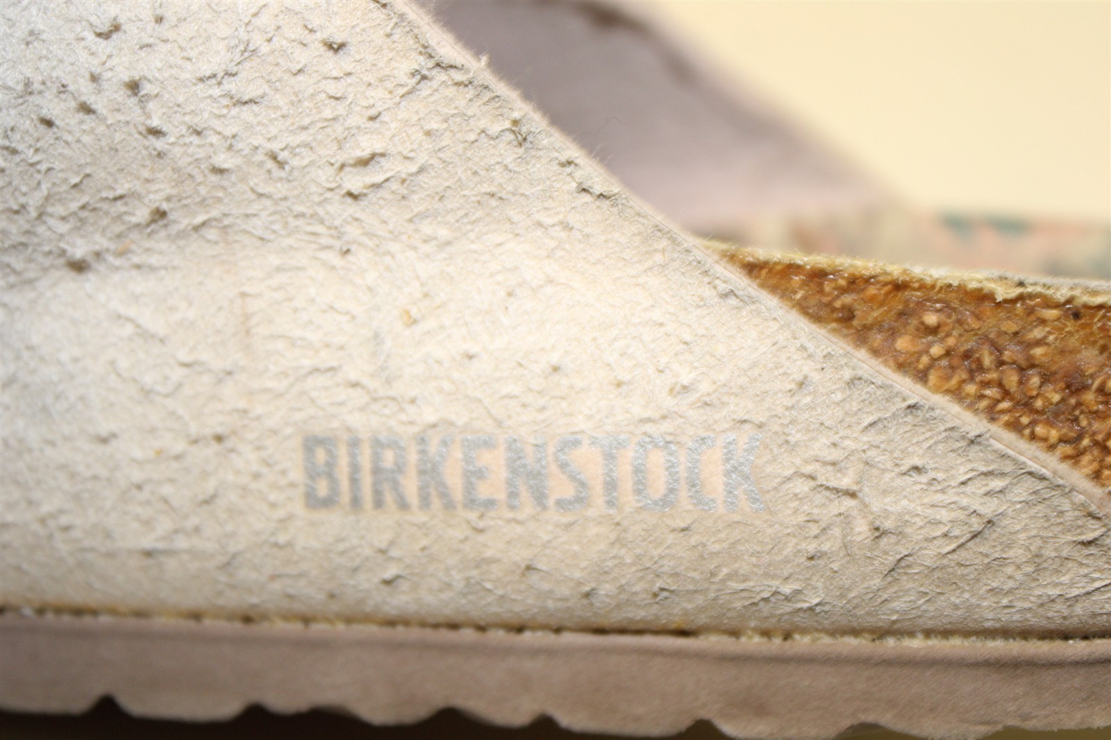 Birkenstock Women Size 9 N 40 Mens 7 Arizona Slide Ecru Vegan Germany Made Shoes