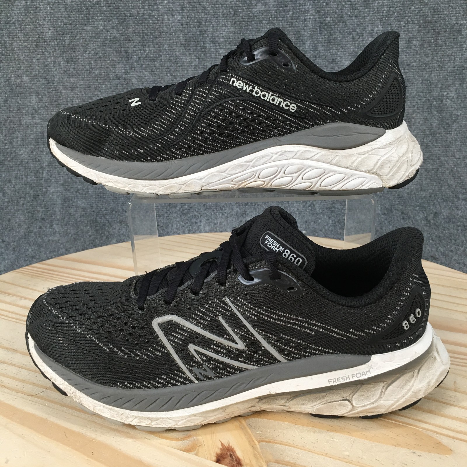 New Balance Shoes Womens 9 M Fresh Foam 860 Running Lace Up Air Mesh Black